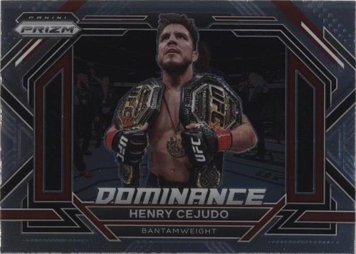 Henry Cejudo 2021 Panini Prizm UFC Octagon Signatures Autographed