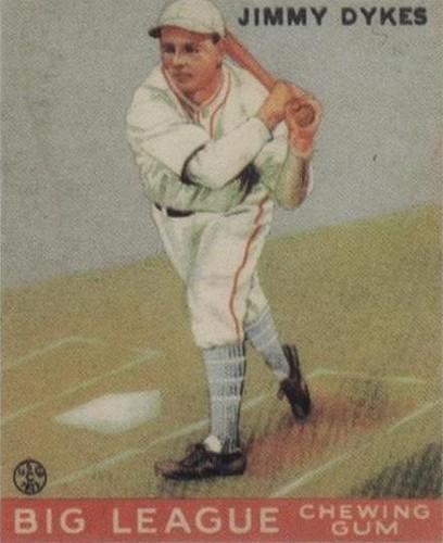 1933 Goudey 6 Jimmy Dykes - SGC 1 AGE 26 IN BIO B | eBay