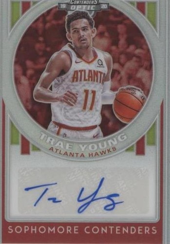 Trae Young 2021-22 Contenders MVP Bronze Auto TYG Oklahoma Hawks