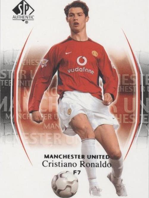 2004 SP Authentic Manchester United Cristiano Ronaldo #67 for sale