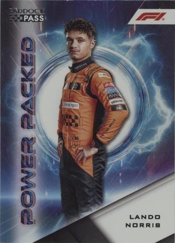 LANDO NORRIS 2024 Topps Paddock Pass Formula 1 F1 Card #7 McLaren