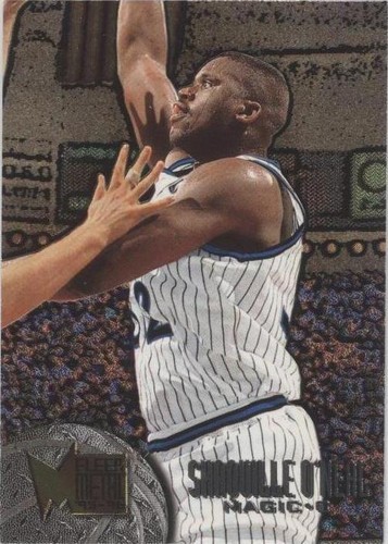95-96 Fleer Metal Shaquille O'neal Maximum Metal Die-Cut Insert #8