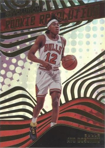 Ayo Dosunmu 2021-22 Rc Auto Obsidian Blue /27 Rookie Autograph