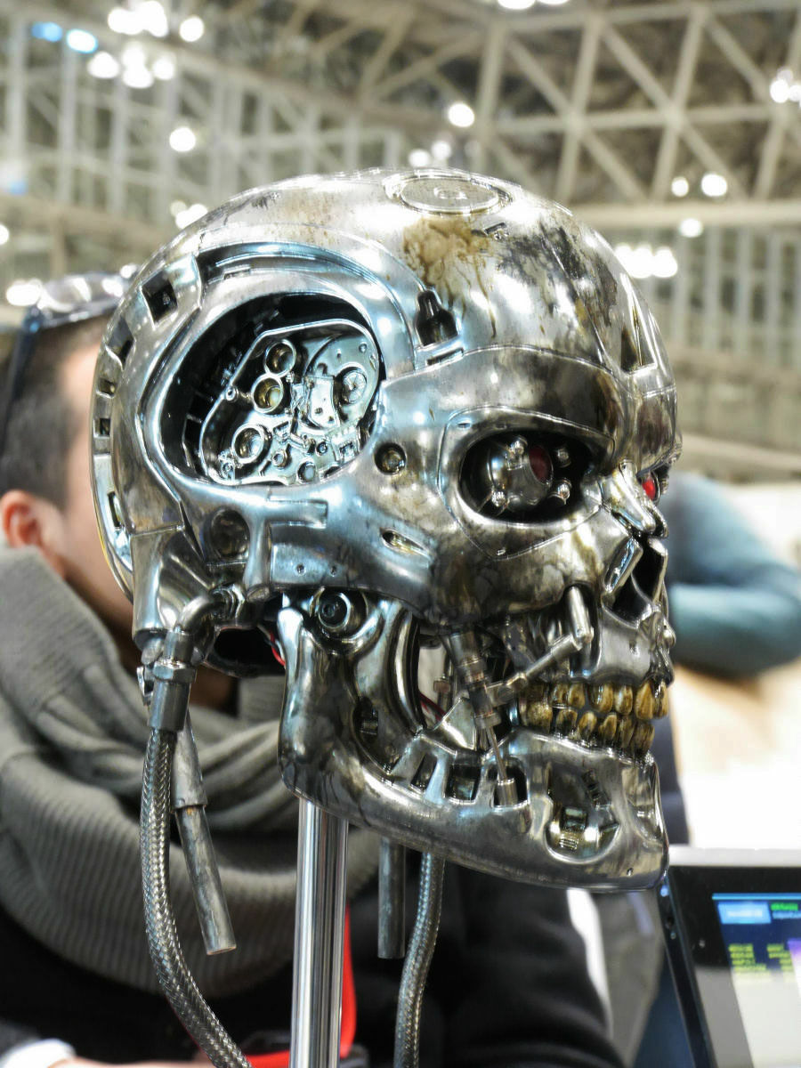 ターミネーターの本当に動かすことが可能で内蔵カメラによって視界も