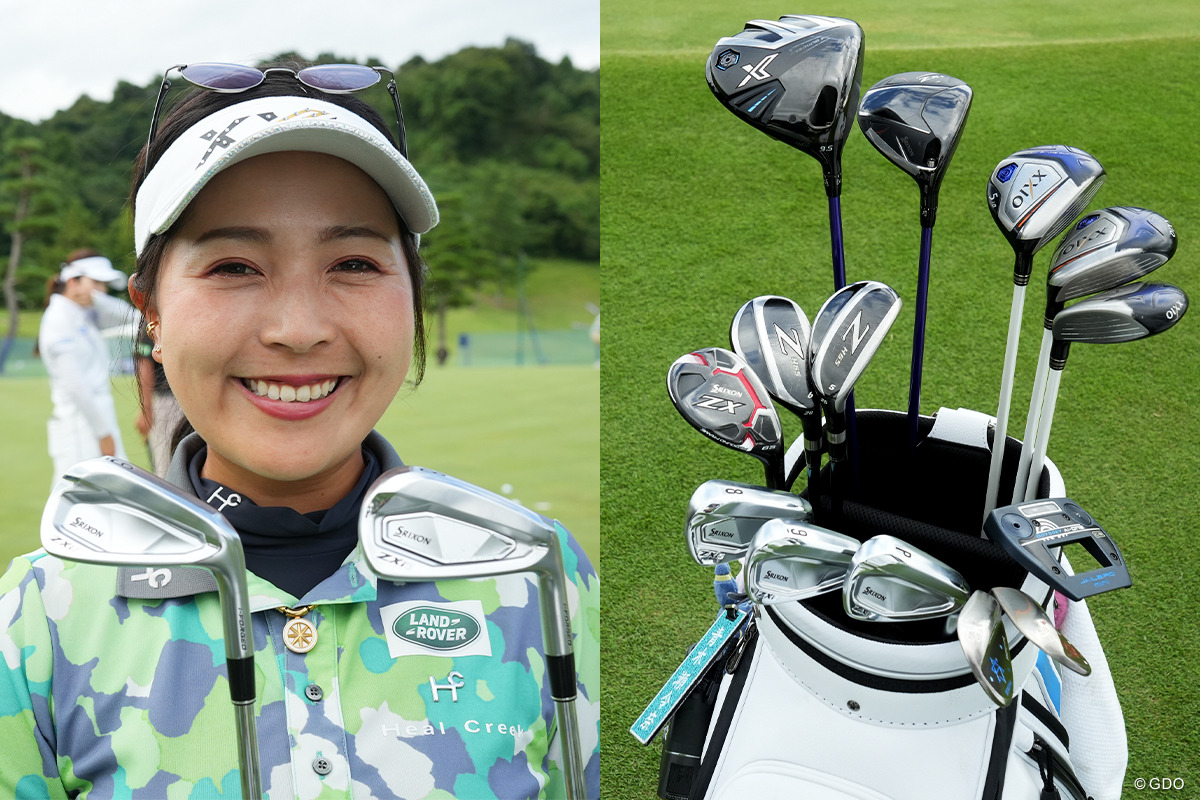 青木瀬令奈がスリクソンの新アイアン「ZXi5」と「ZXi7」をコンボで投入