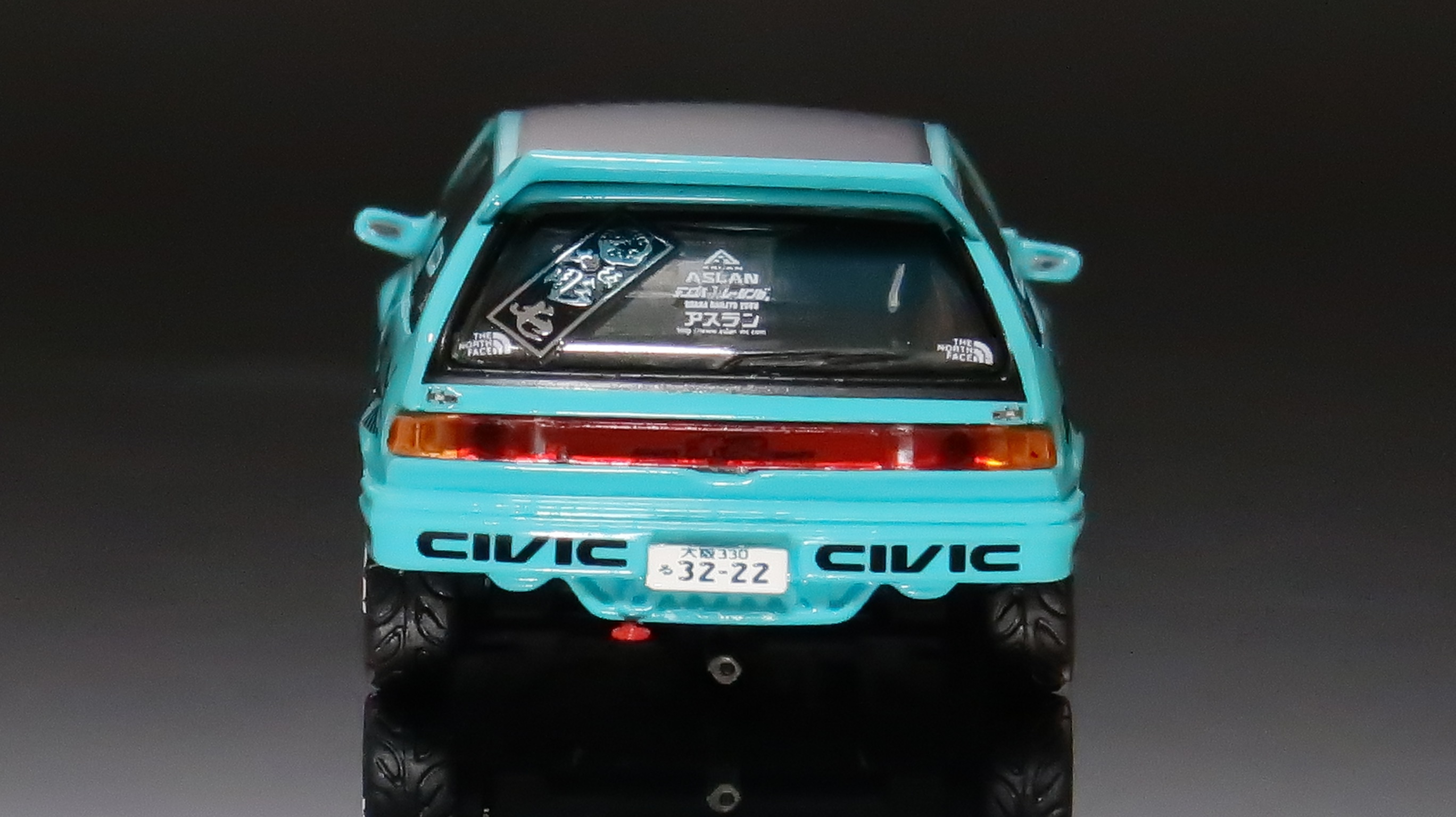 モデルインプレッション】 INNO Models 1/64 Honda Civic K-ASLAN EF9