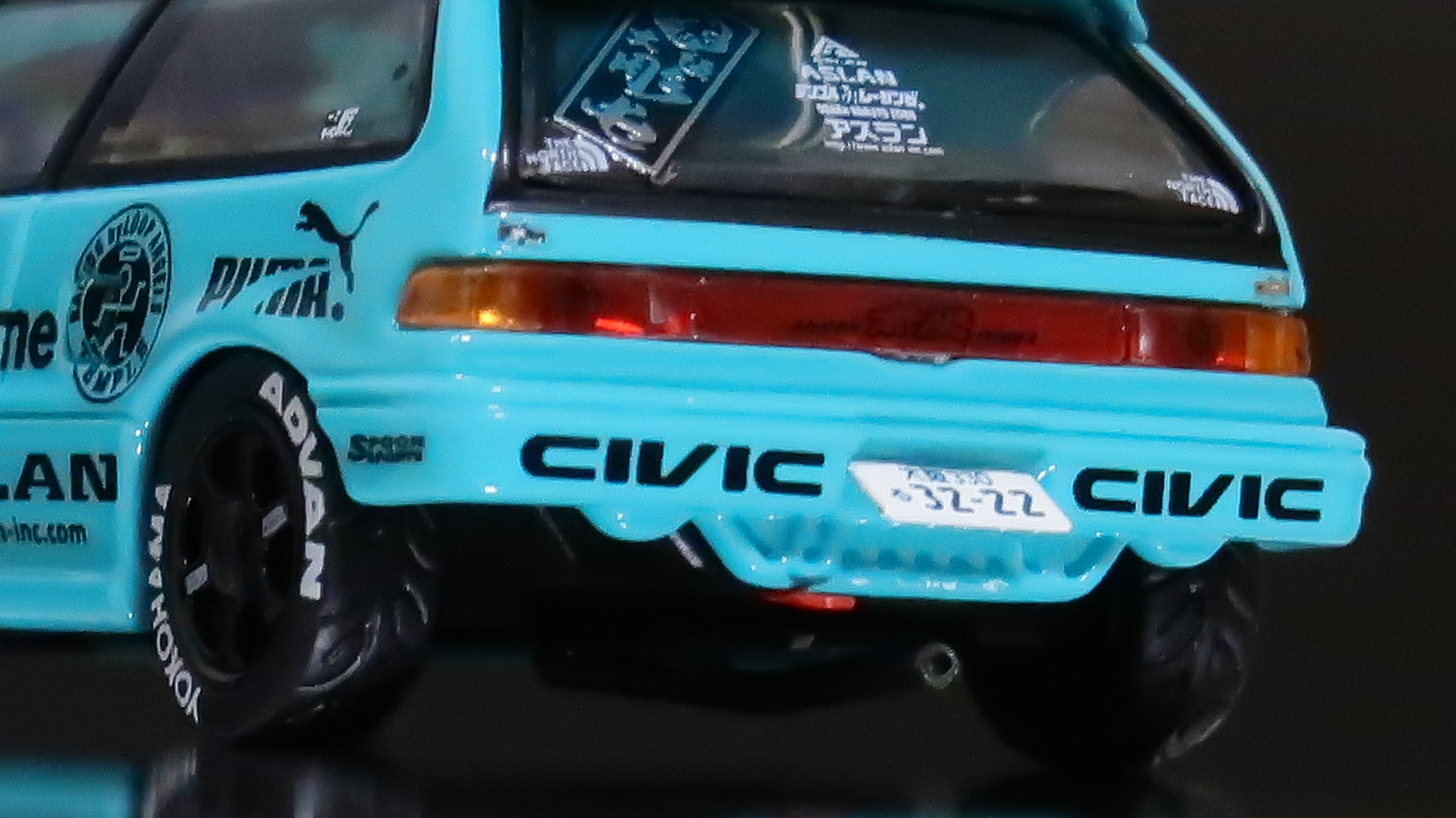 モデルインプレッション】 INNO Models 1/64 Honda Civic K-ASLAN EF9