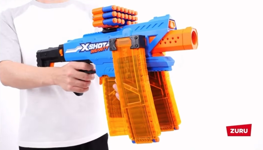 X Shot Clip Mania Insanity : r/Nerf