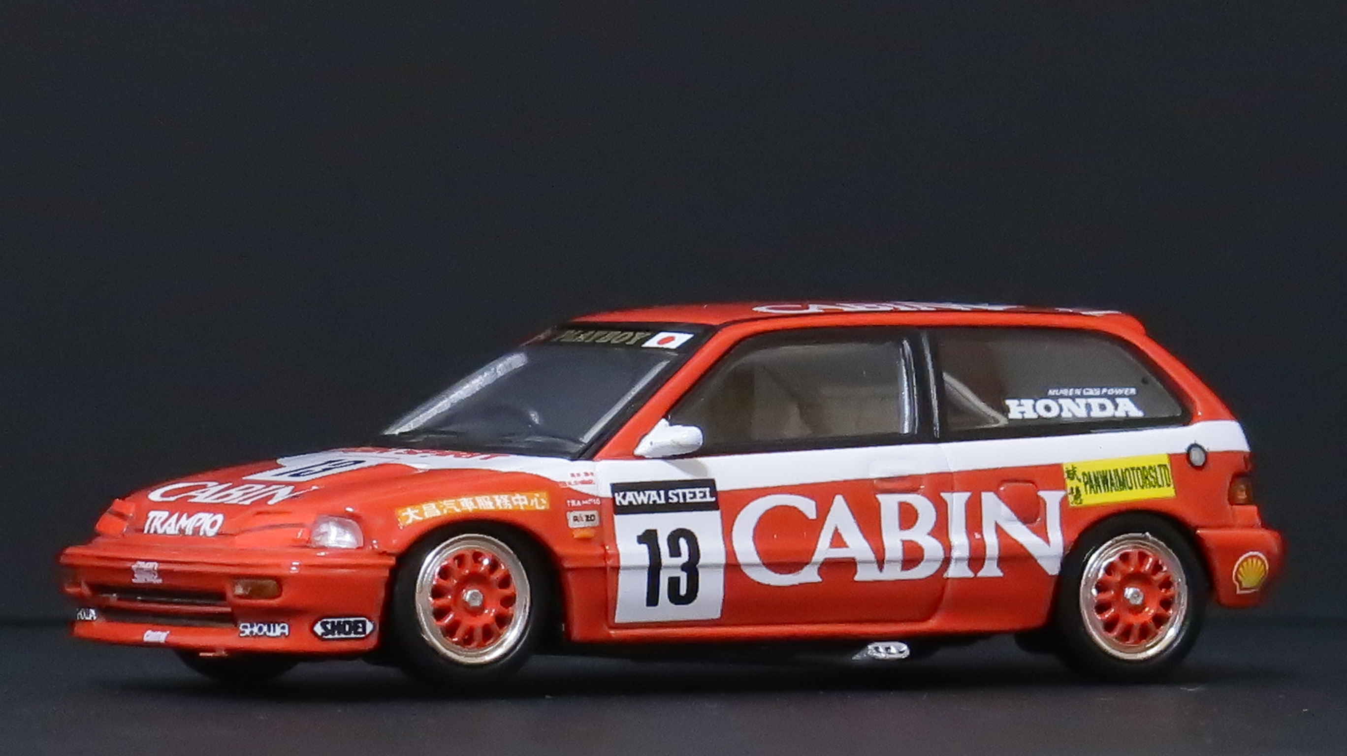 モデルインプレッション】INNO Models 1/64 Honda Civic Gr.A #13(EF3