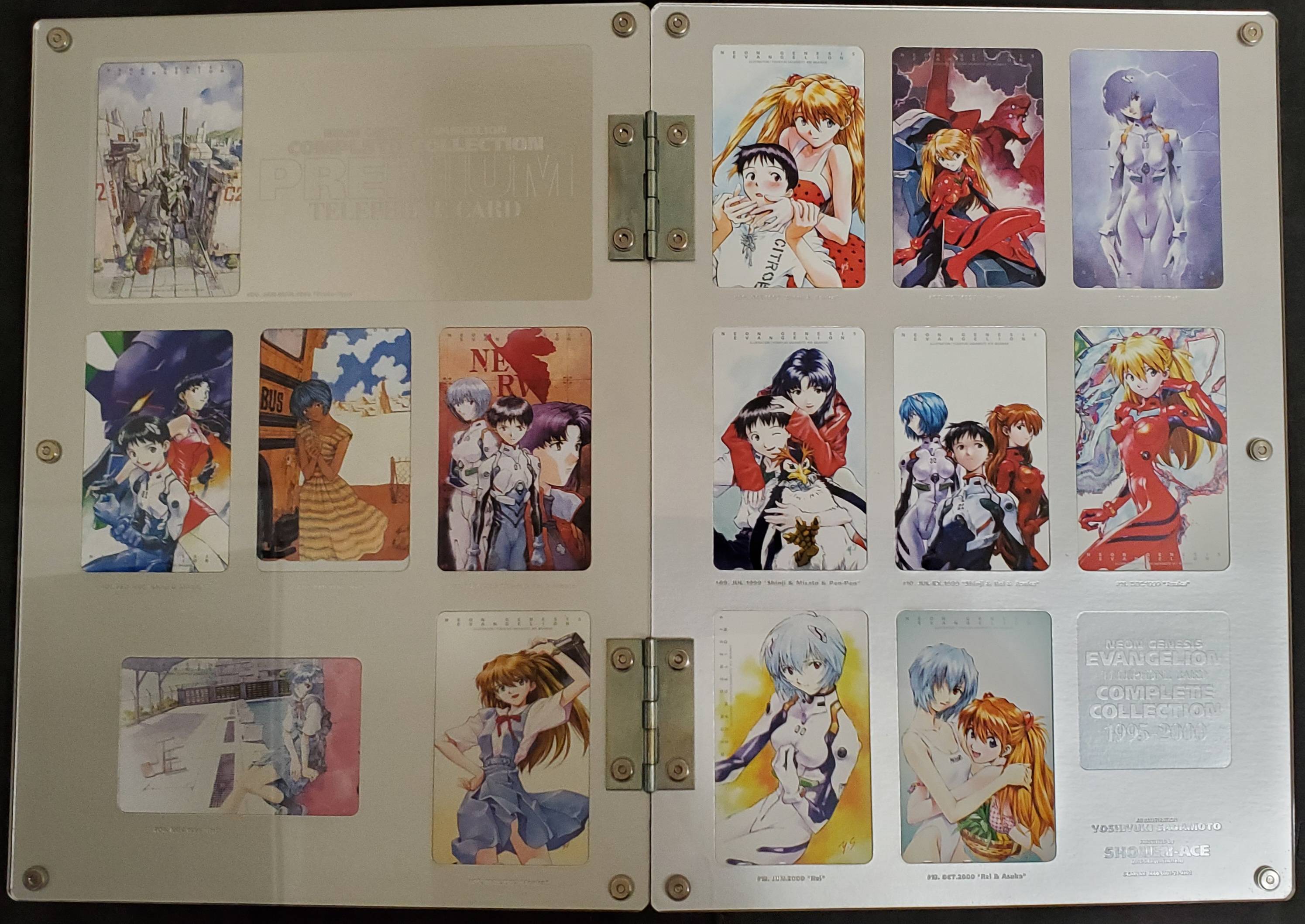 新世紀エヴァンゲリオン テレホンカードセット 1995-2000 月刊少年