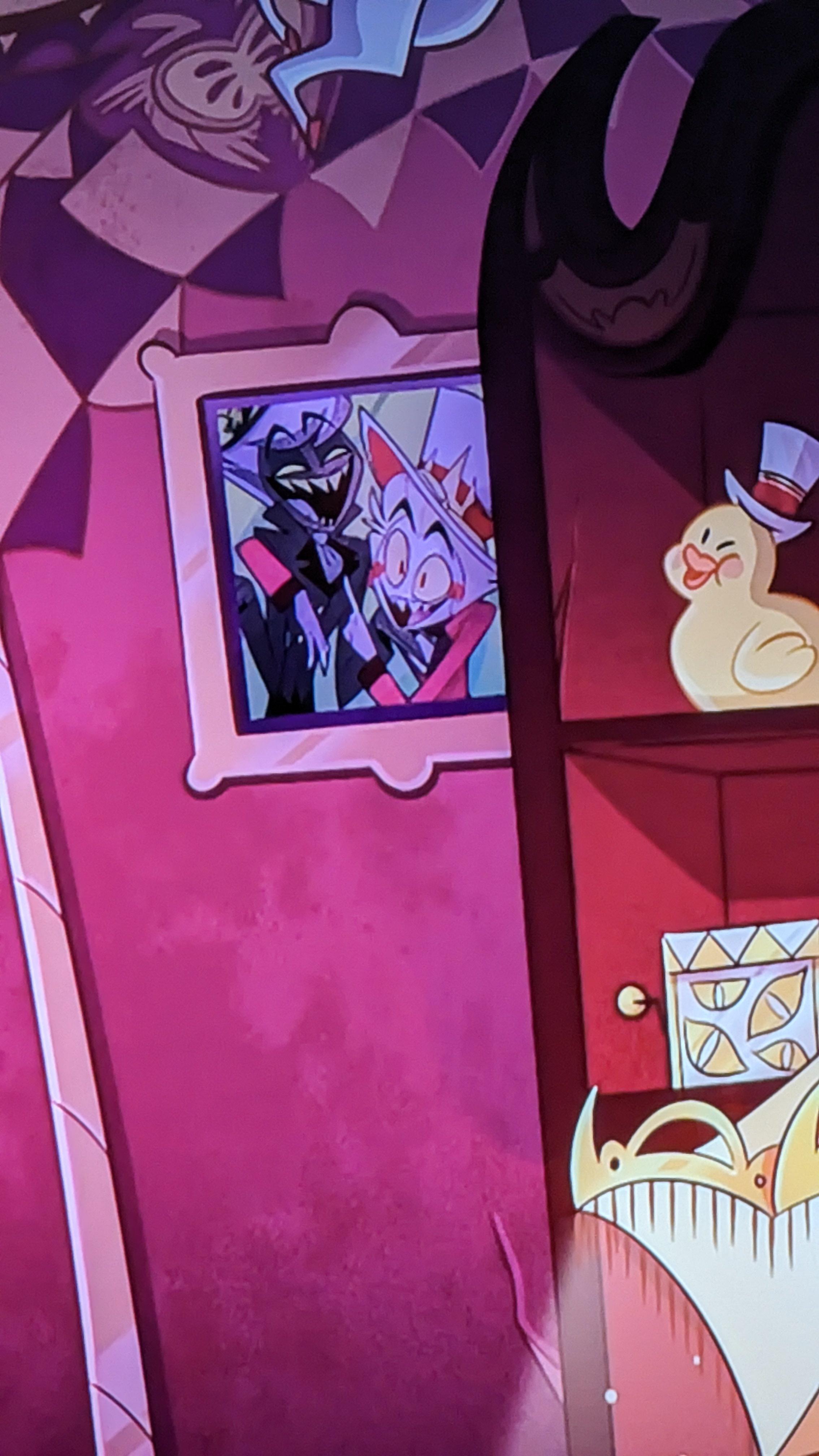 この写真でルシファーと一緒にいるのは誰？ : r/HazbinHotel