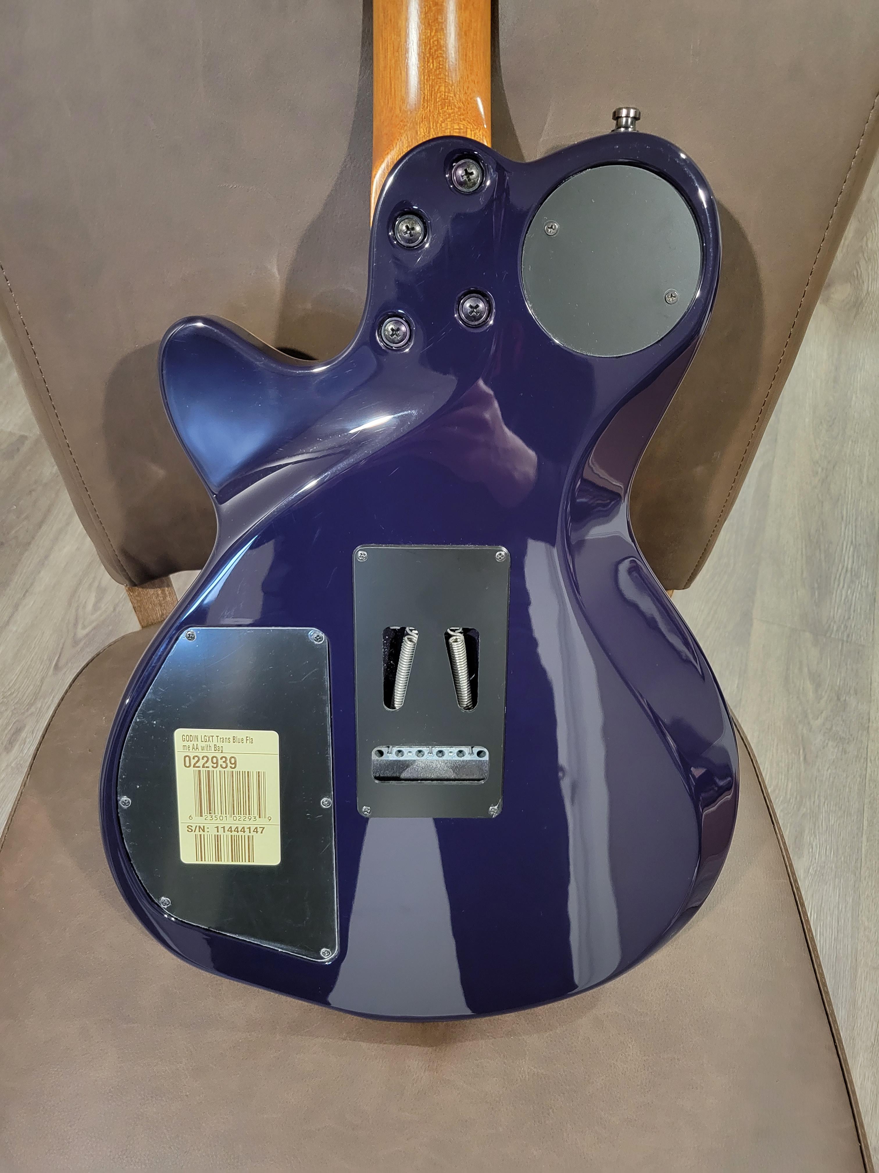 Godin LGXT Trans Blue AA Flame Maple Top | The Canadian Guitar Forum