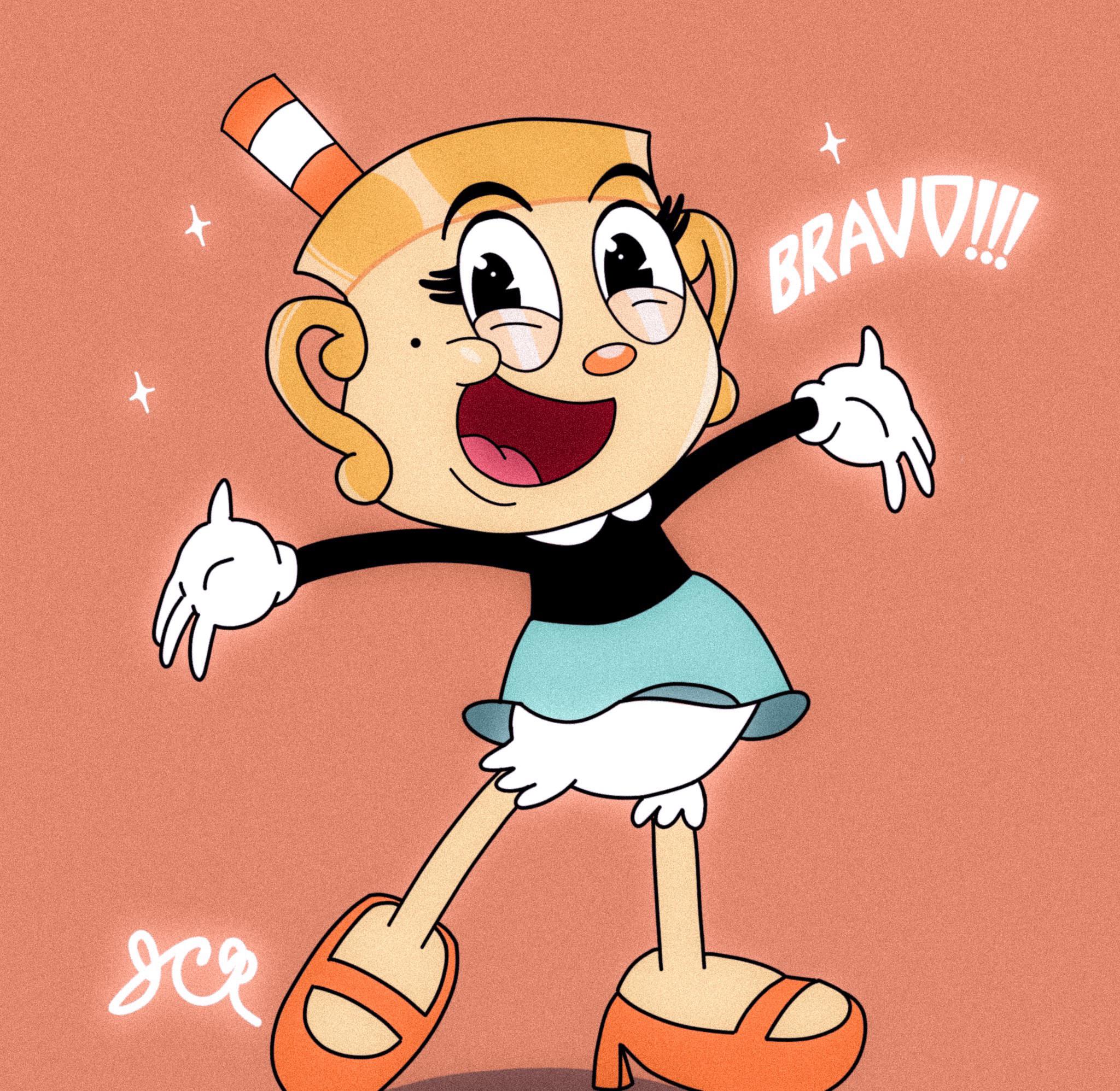 私作のミス・チャリス : r/Cuphead