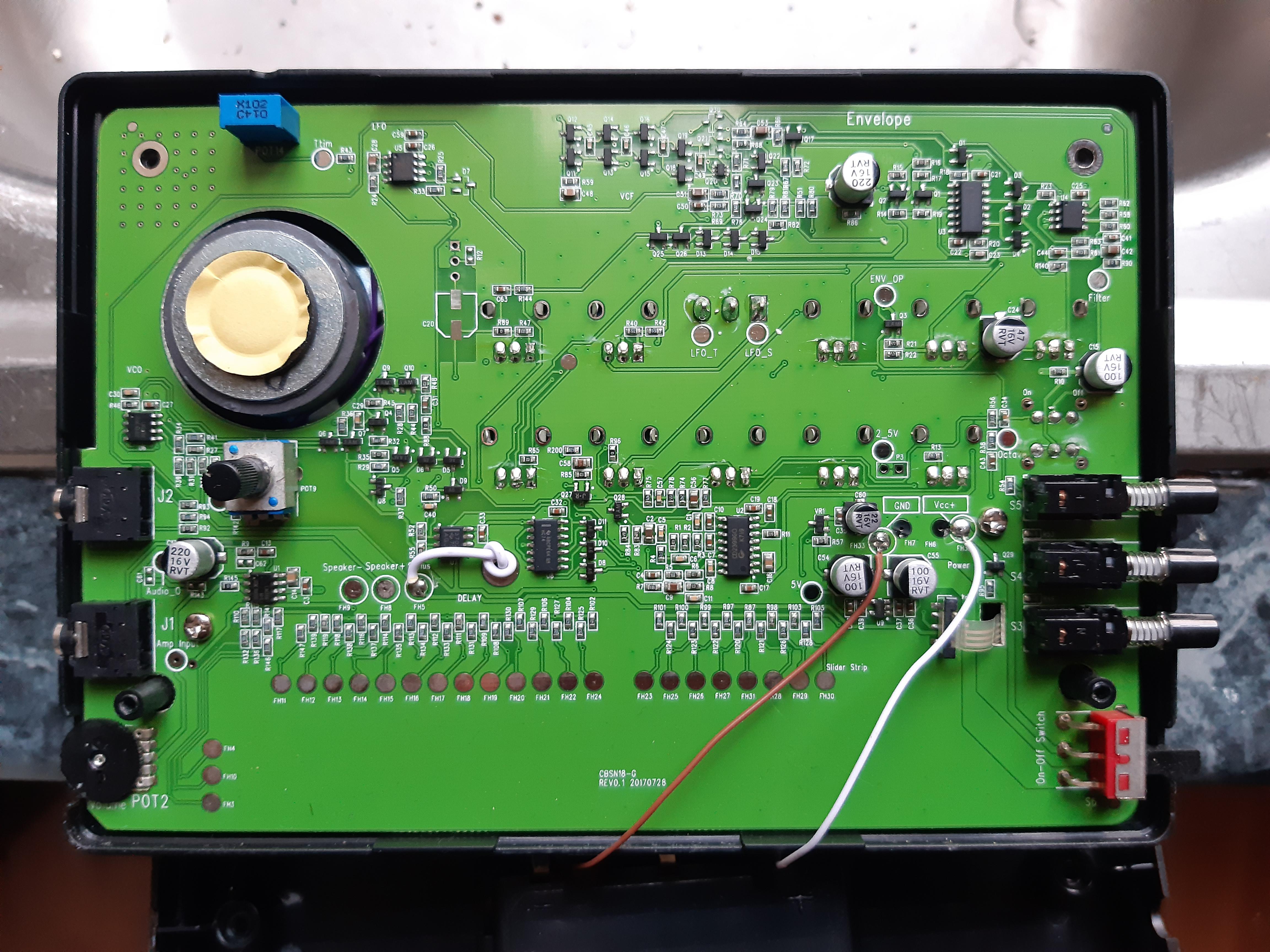 Is there any way to add CV input to a stylophone gen x-1 ? : r