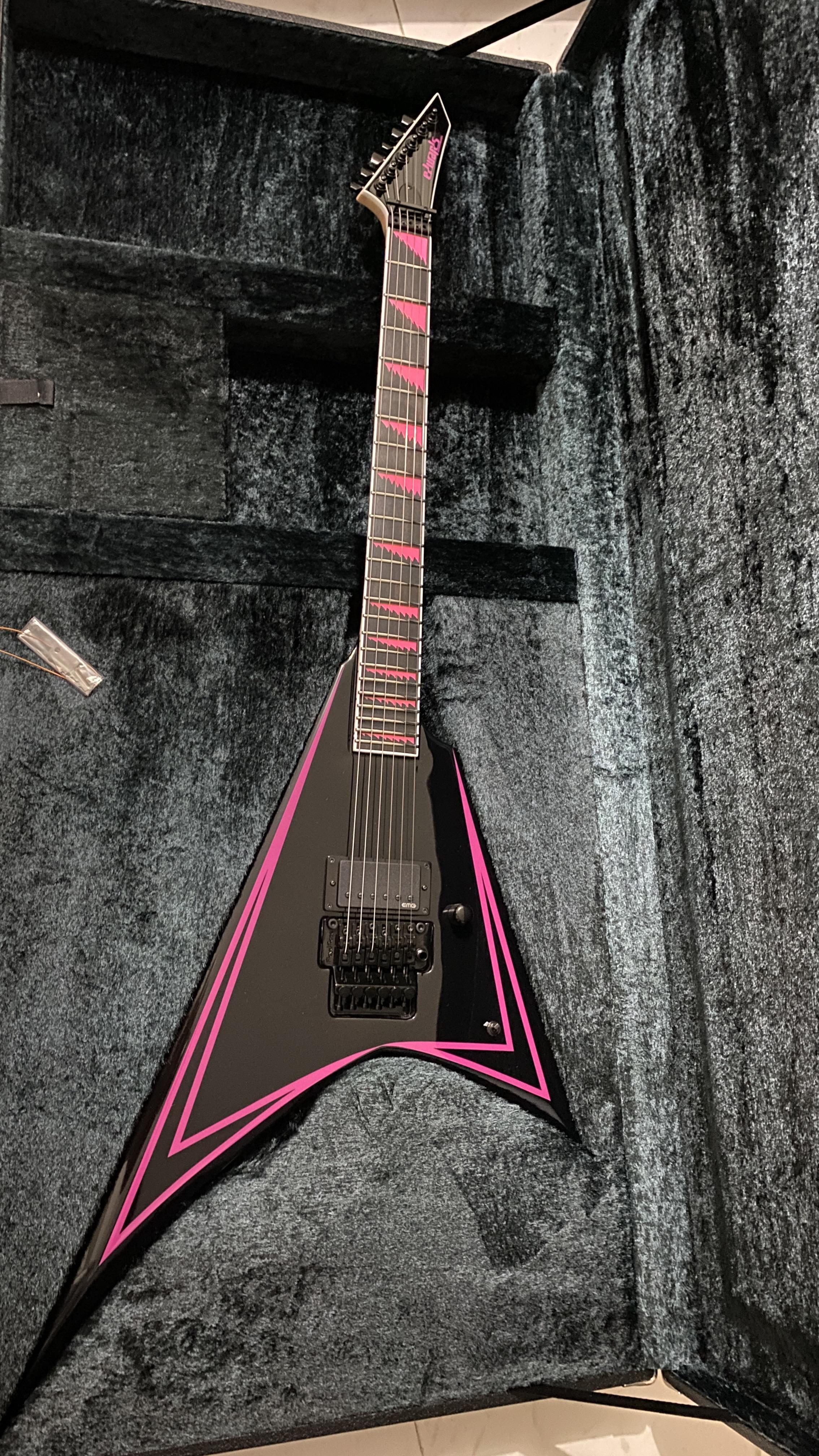 NGD! ESP Edwards Alexi Laiho Pinky : r/guitars