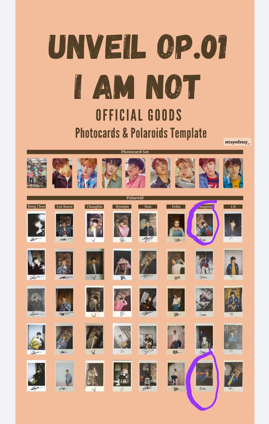 Price Check) Stray Kids Unveil Op 1 Polaroid : r/skzcollection