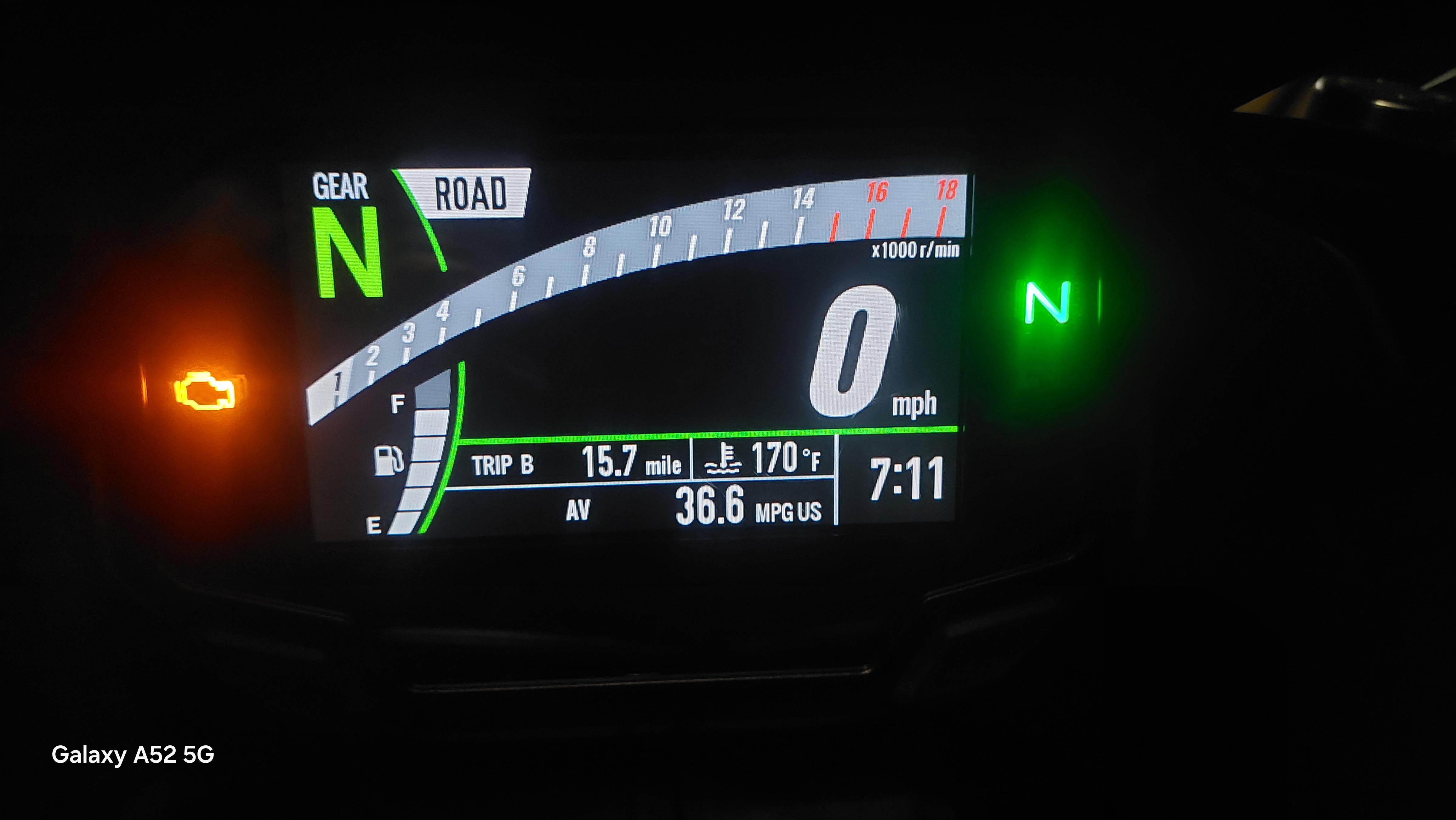 エンジンチェックランプ : r/zx6r