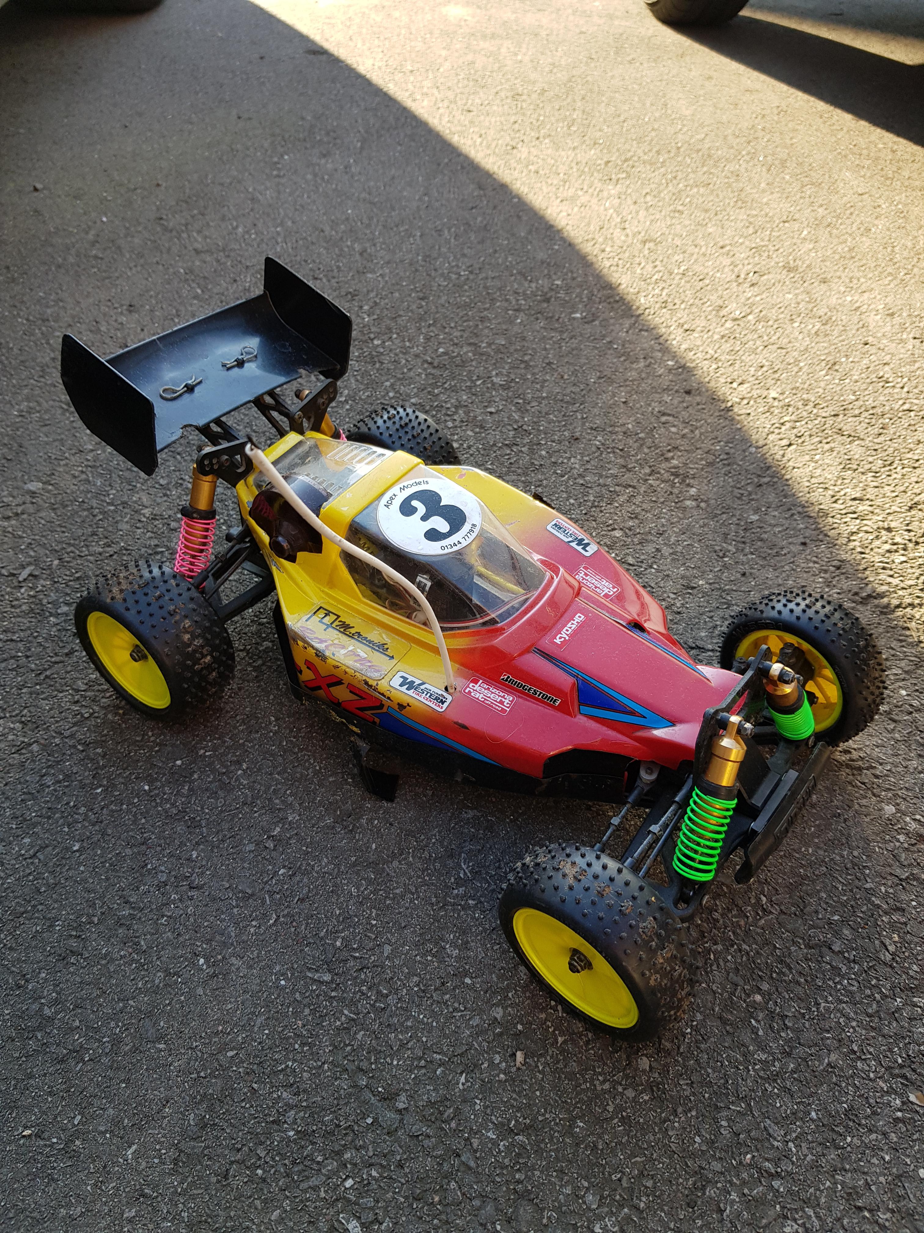 Just found my 1990's Kyosho Lazer ZXR in the loft! Hasn't been