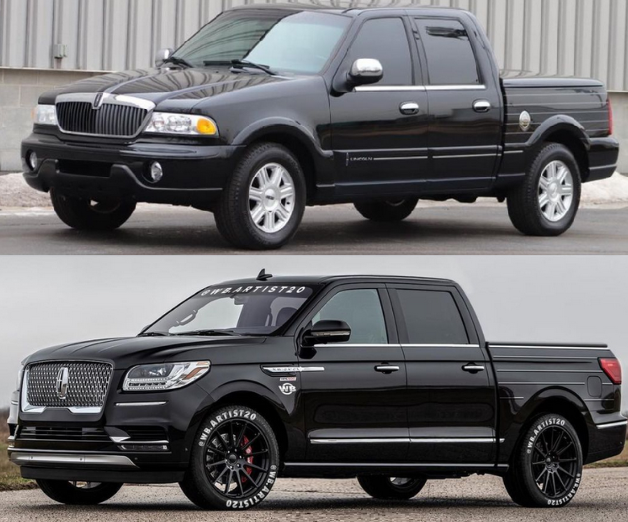 リンカーン・ブラックウッドと最新のナビゲーター・ピックアップの