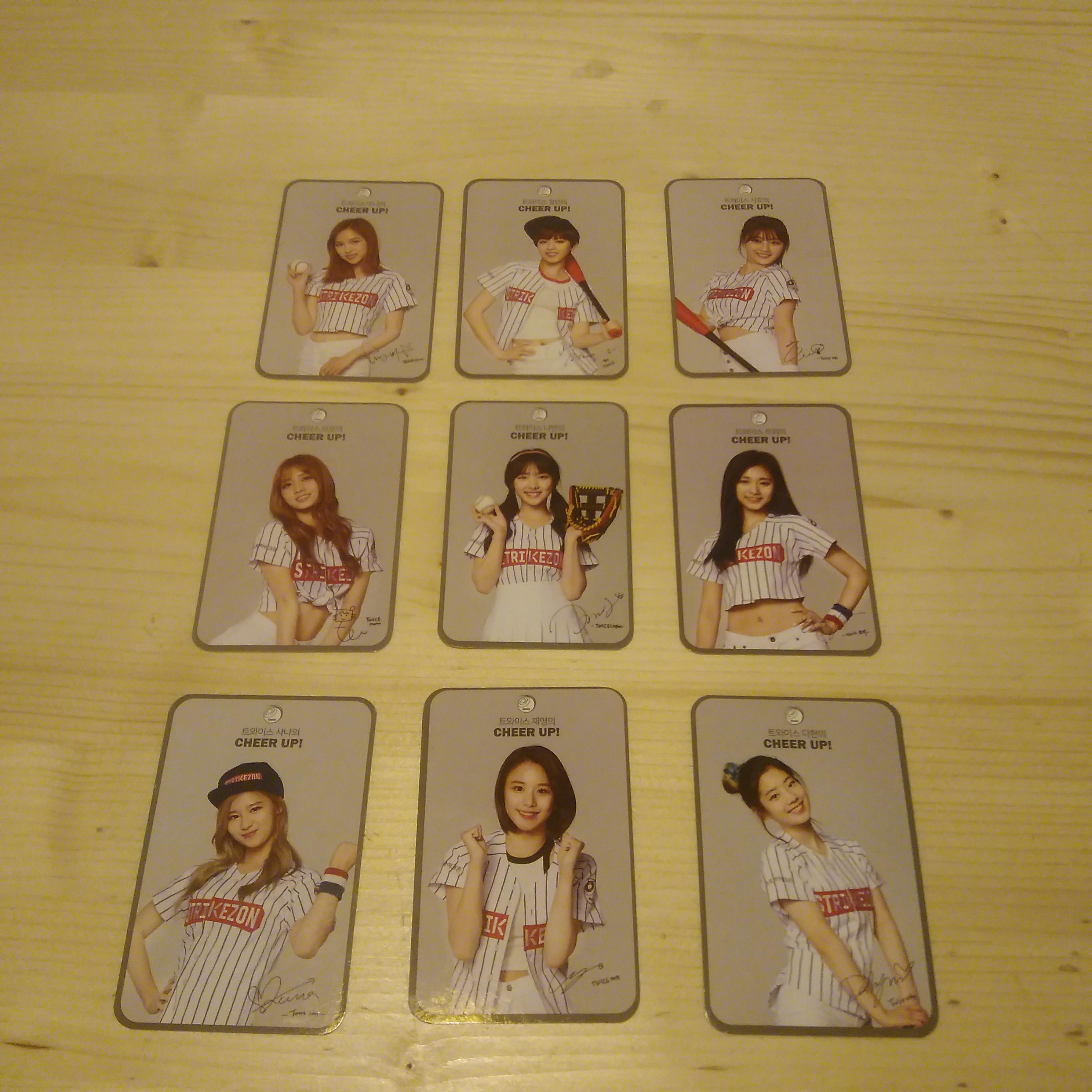 Twice Strike Zone Photocards Set : r/twice