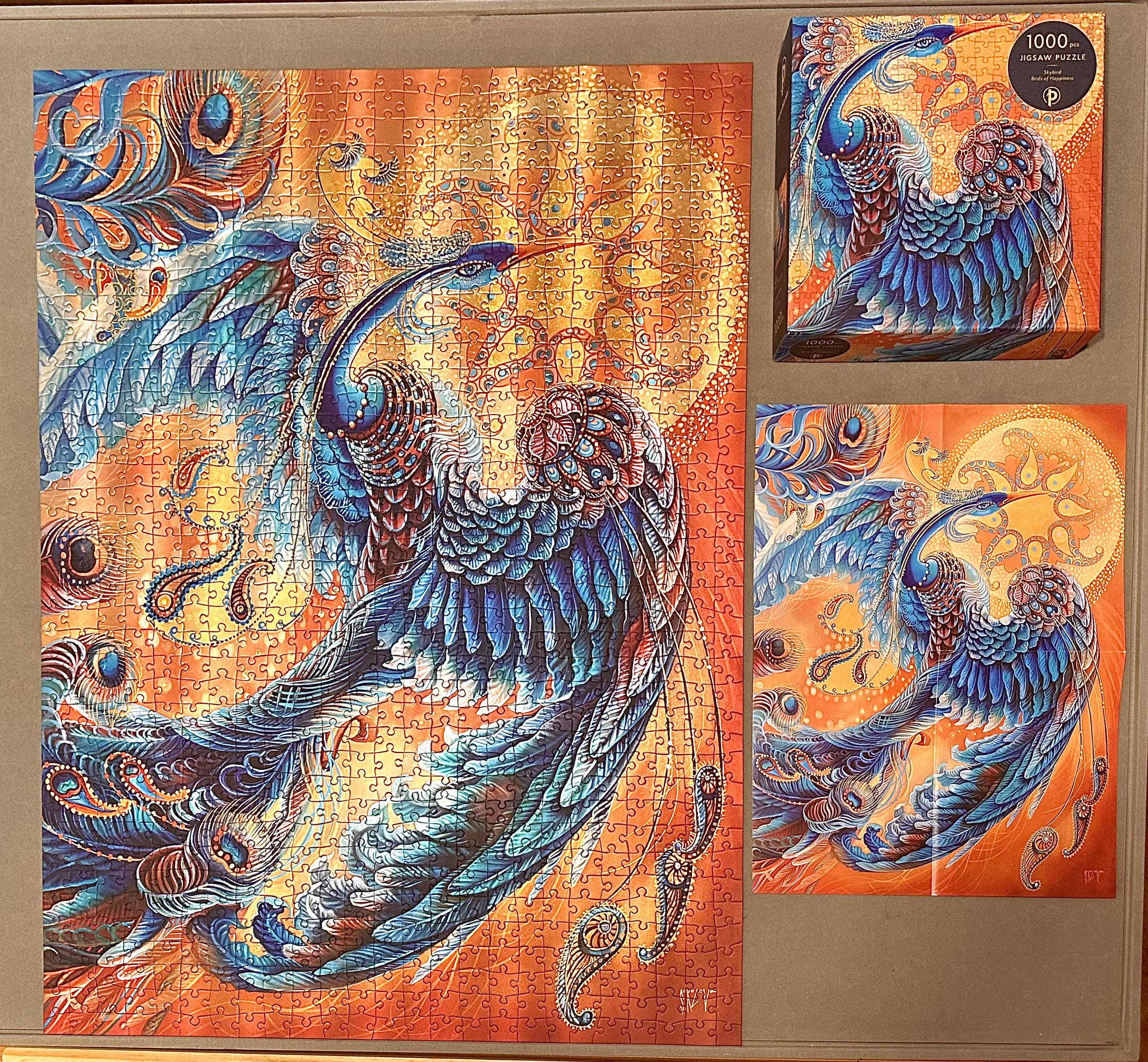 Skybird Birds of Happiness” by paperblanks, 1000 pieces (art by