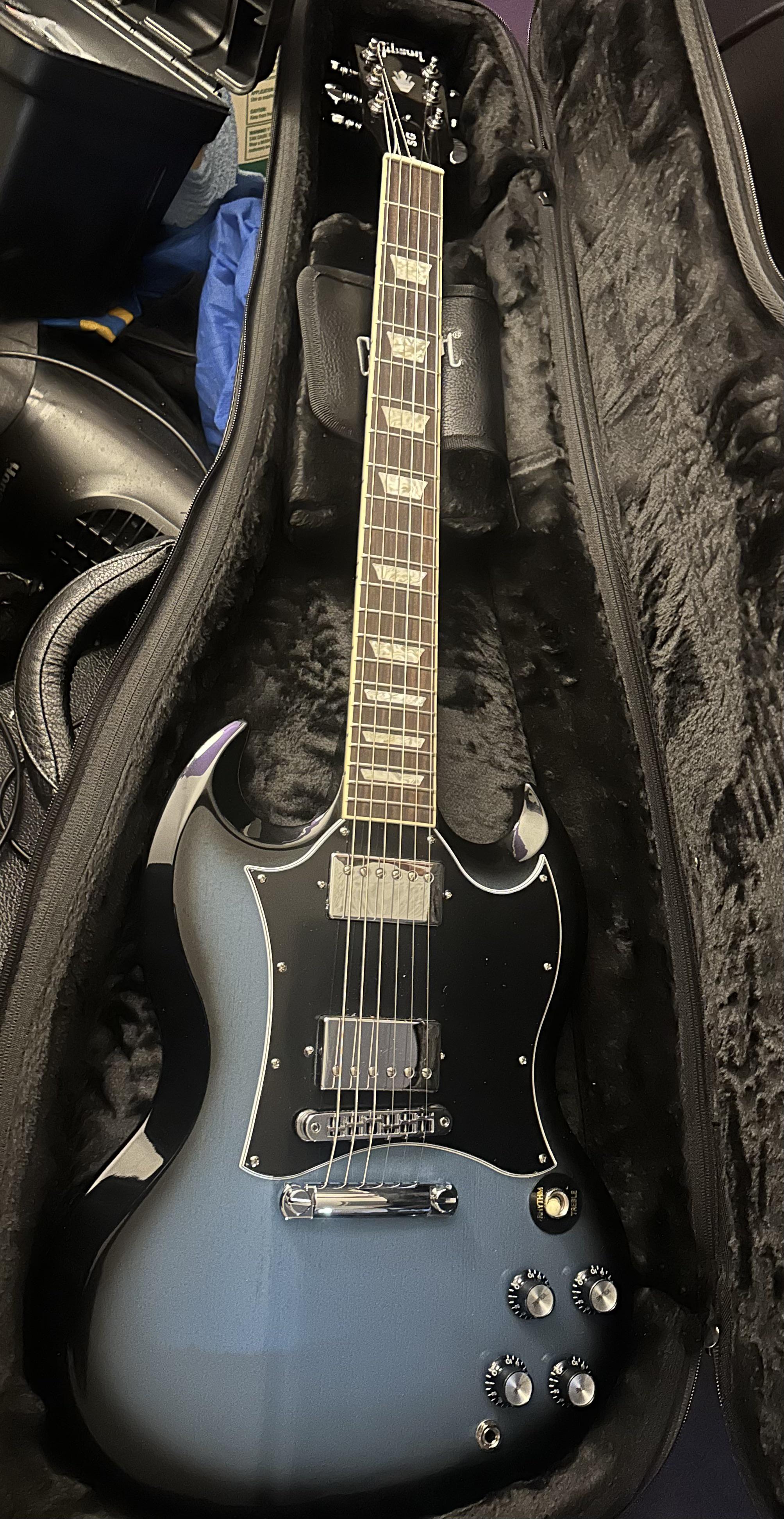 New SG Standard Pelham Blue Burst : r/gibson