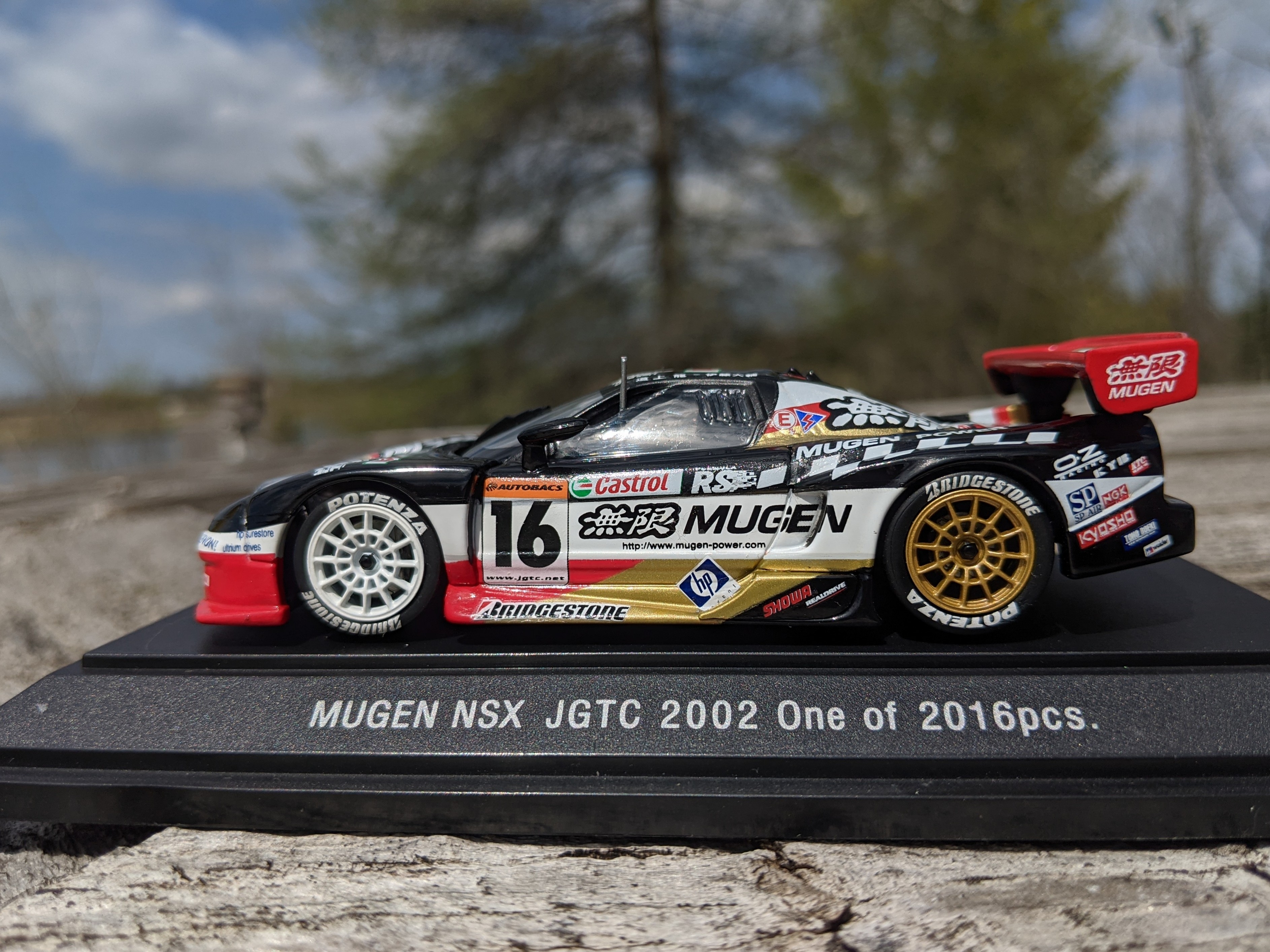ミニカー EBBRO Castrol MUGEN NSX JGTC 2000 1/43 Yahoo!オークション