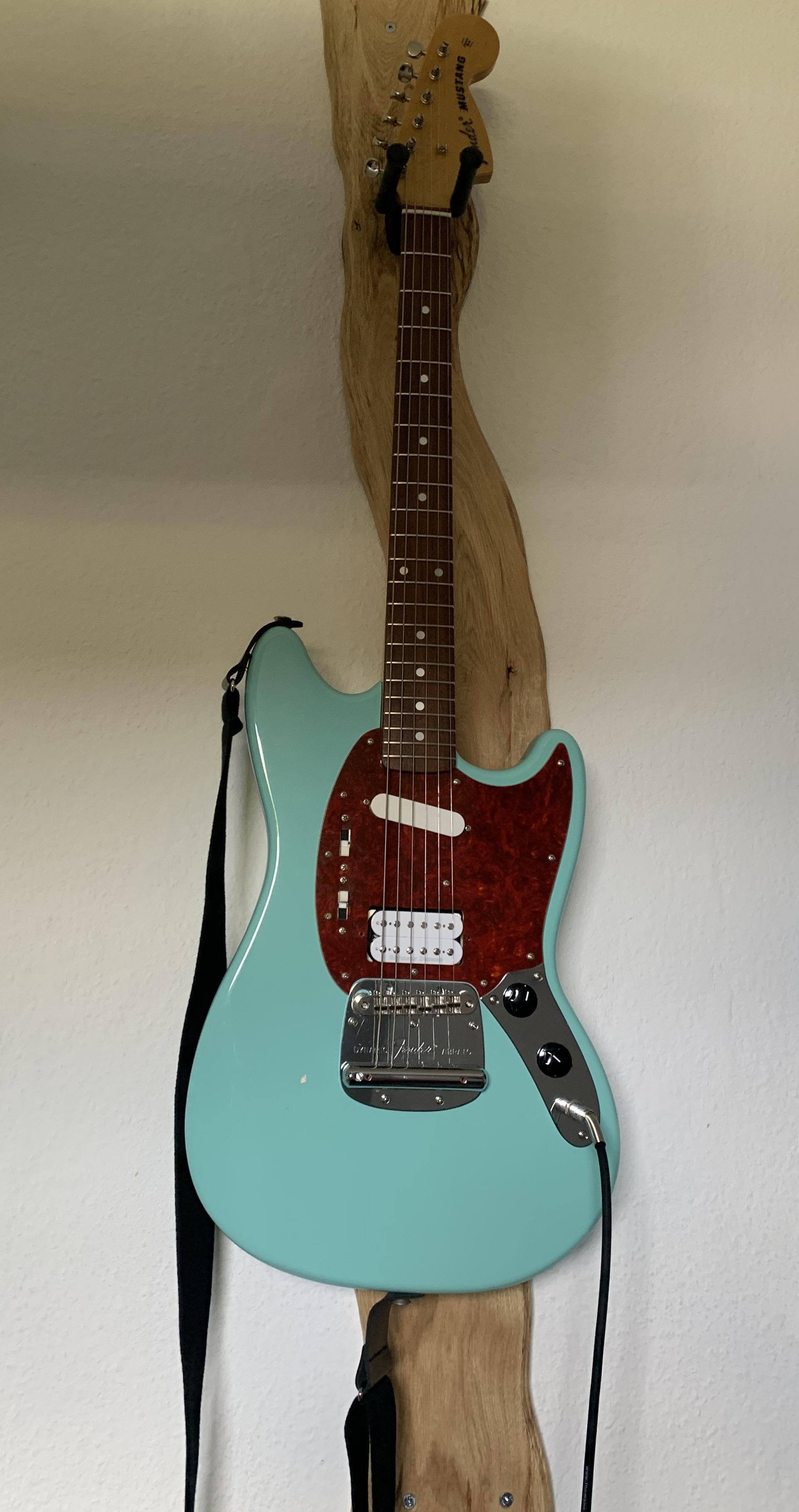 My 97' Japan Fender Mustang Sonic Blue : r/guitarporn
