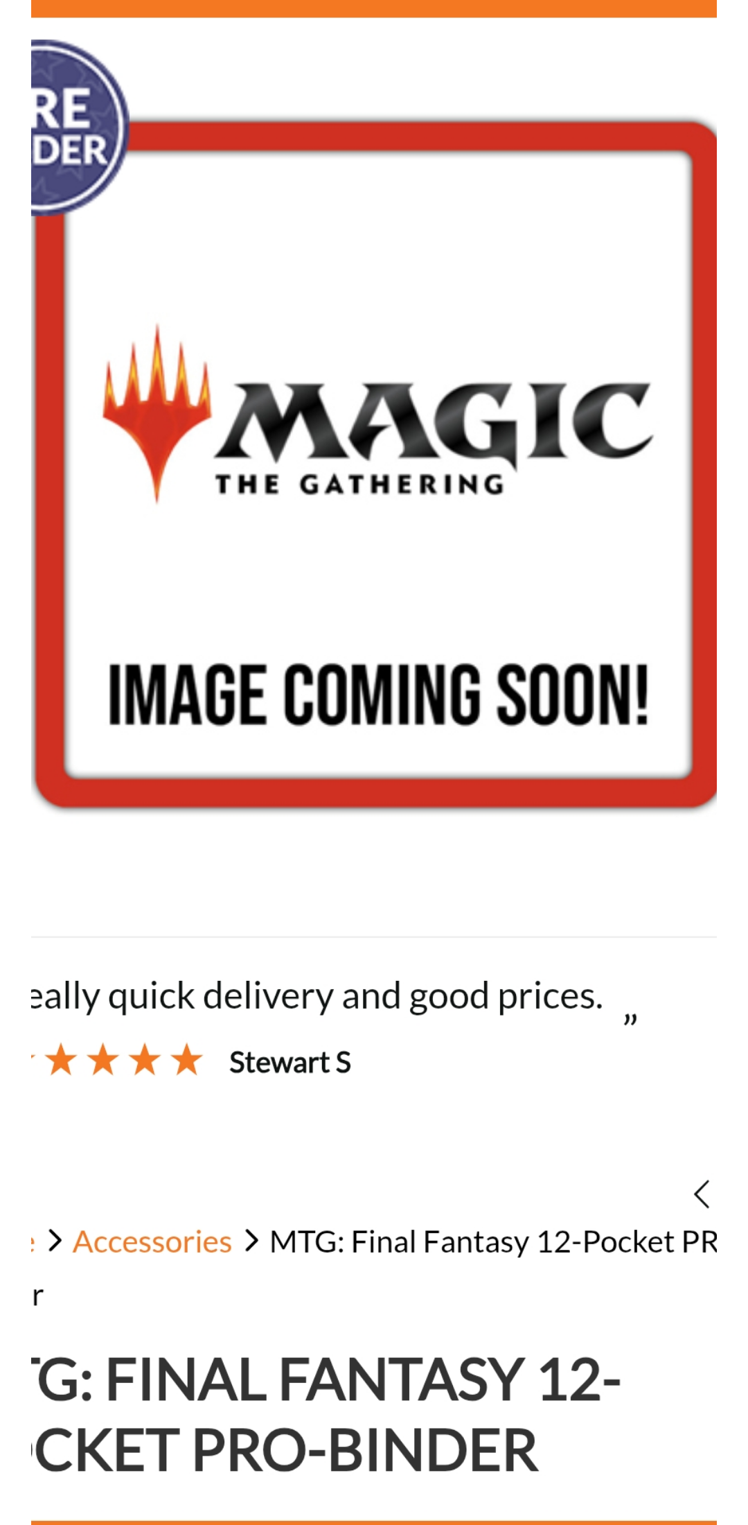 ウルトラプロファイナルファンタジーバインダー : r/magicTCG