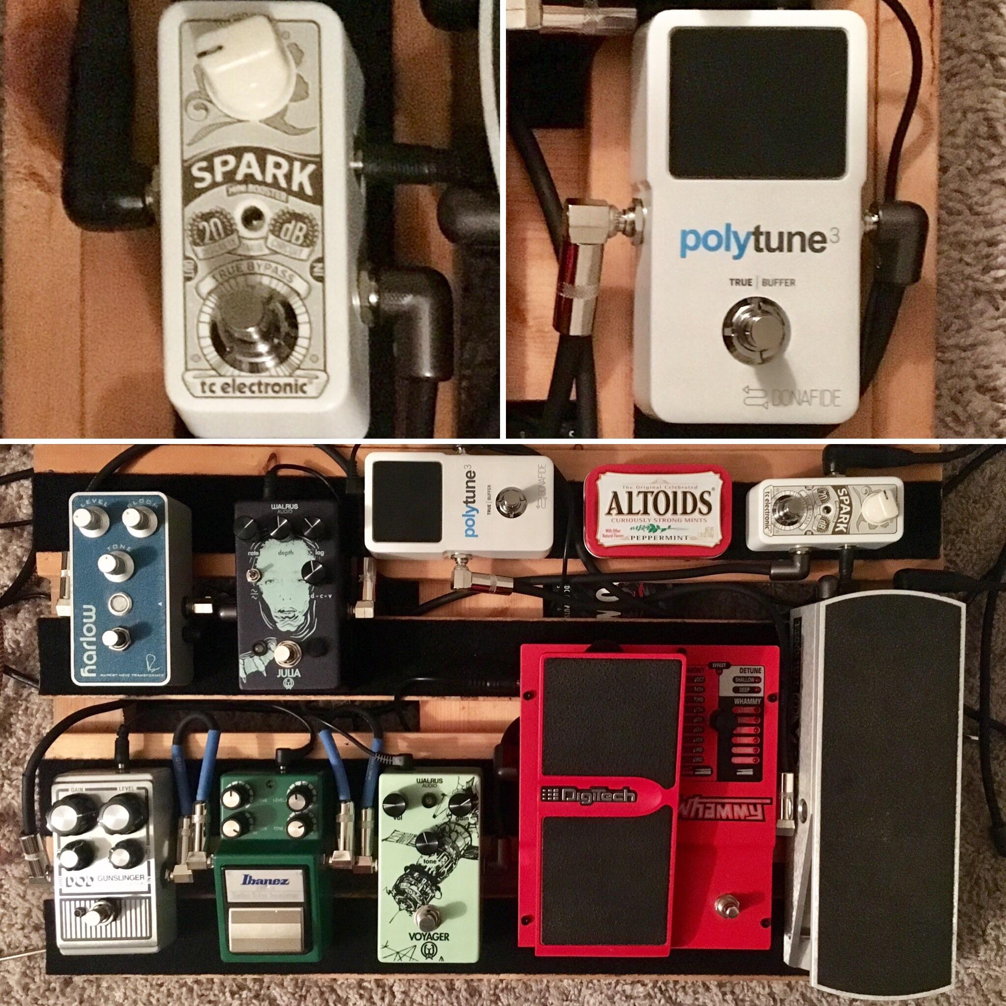 NPD x2] TC Electronic Polytune 3 と Spark mini : r/guitarpedals