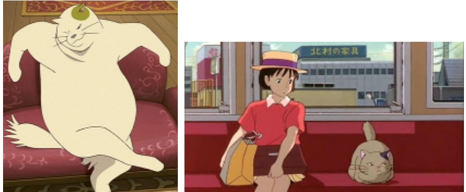 映画「耳をすませば」(1995年) に登場する猫の一匹の名前はムーンで