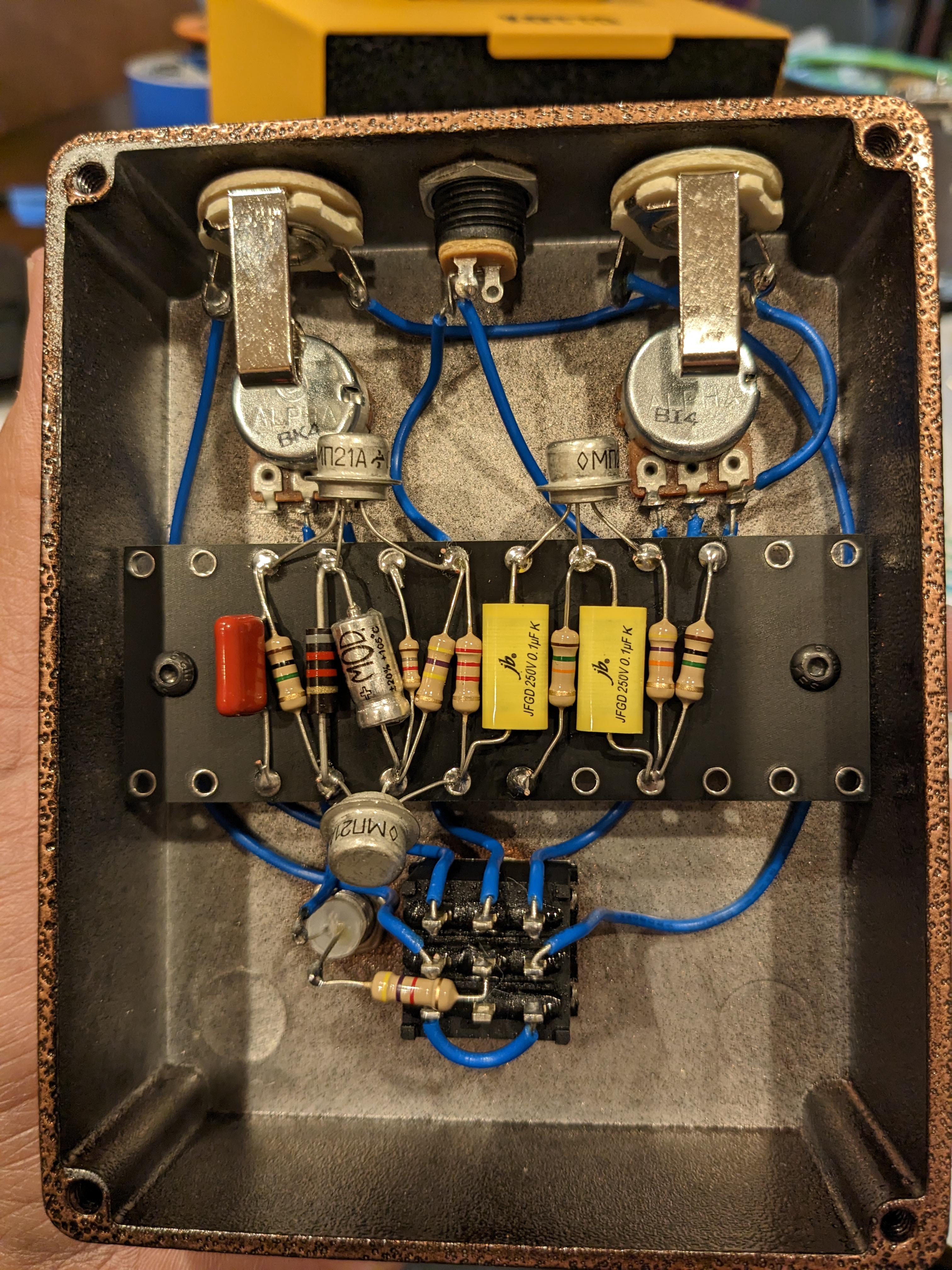 Third build: Tone Bender MK I : r/diypedals
