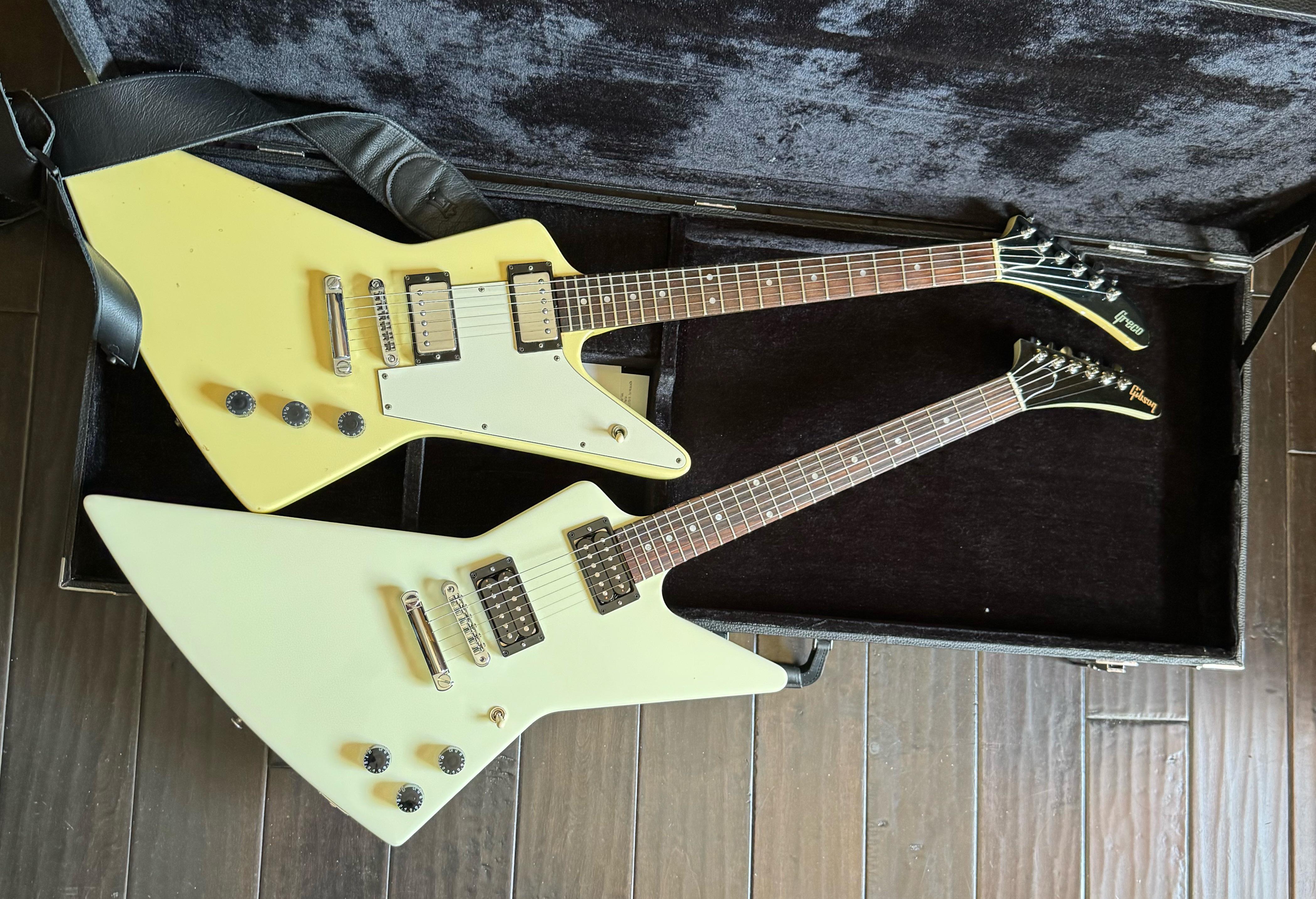 1978 Greco EX800 と Gibson 80s Explorer : r/ExplorerGuitars