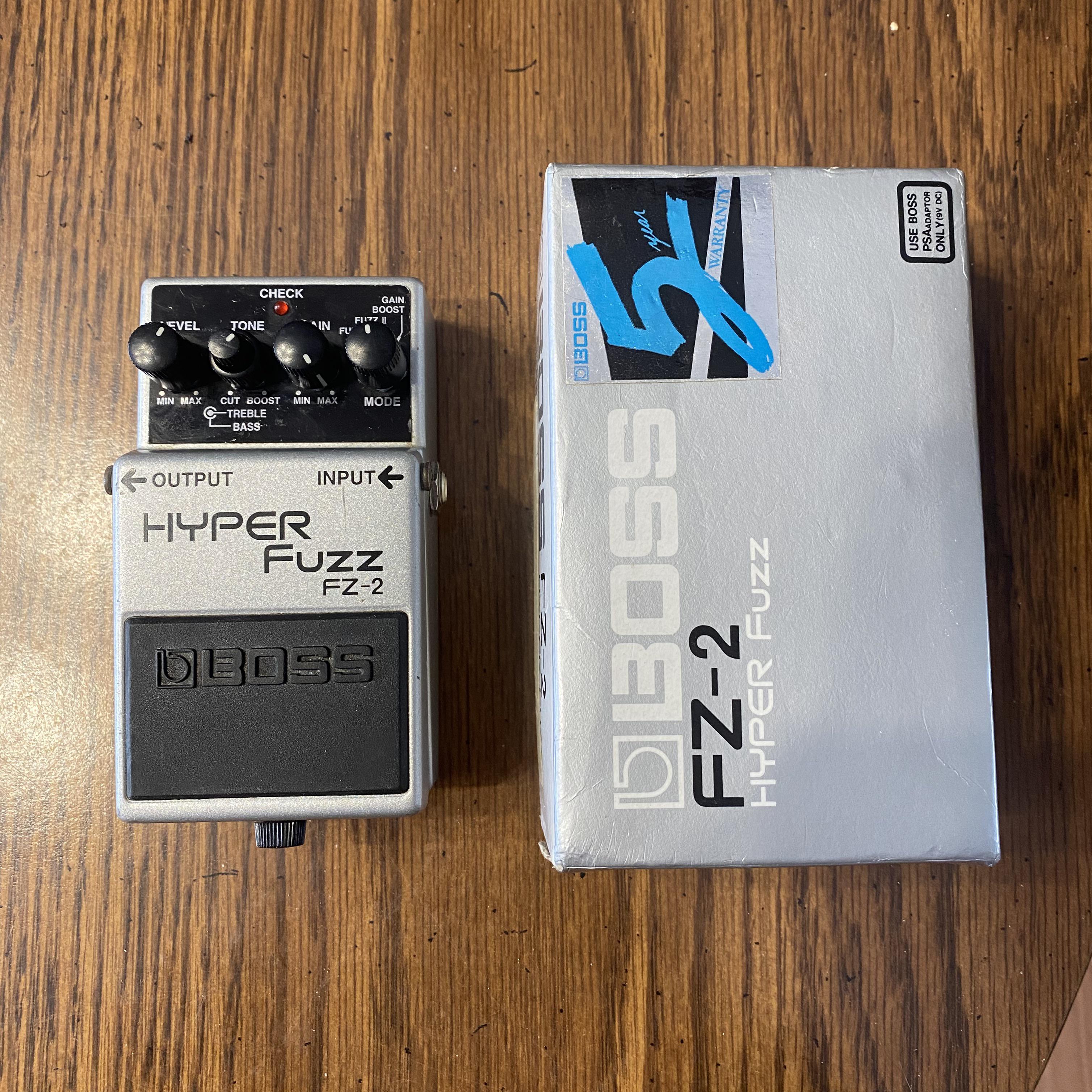 NPD] Boss FZ-2 Hyper Fuzz, with the box! : r/guitarpedals
