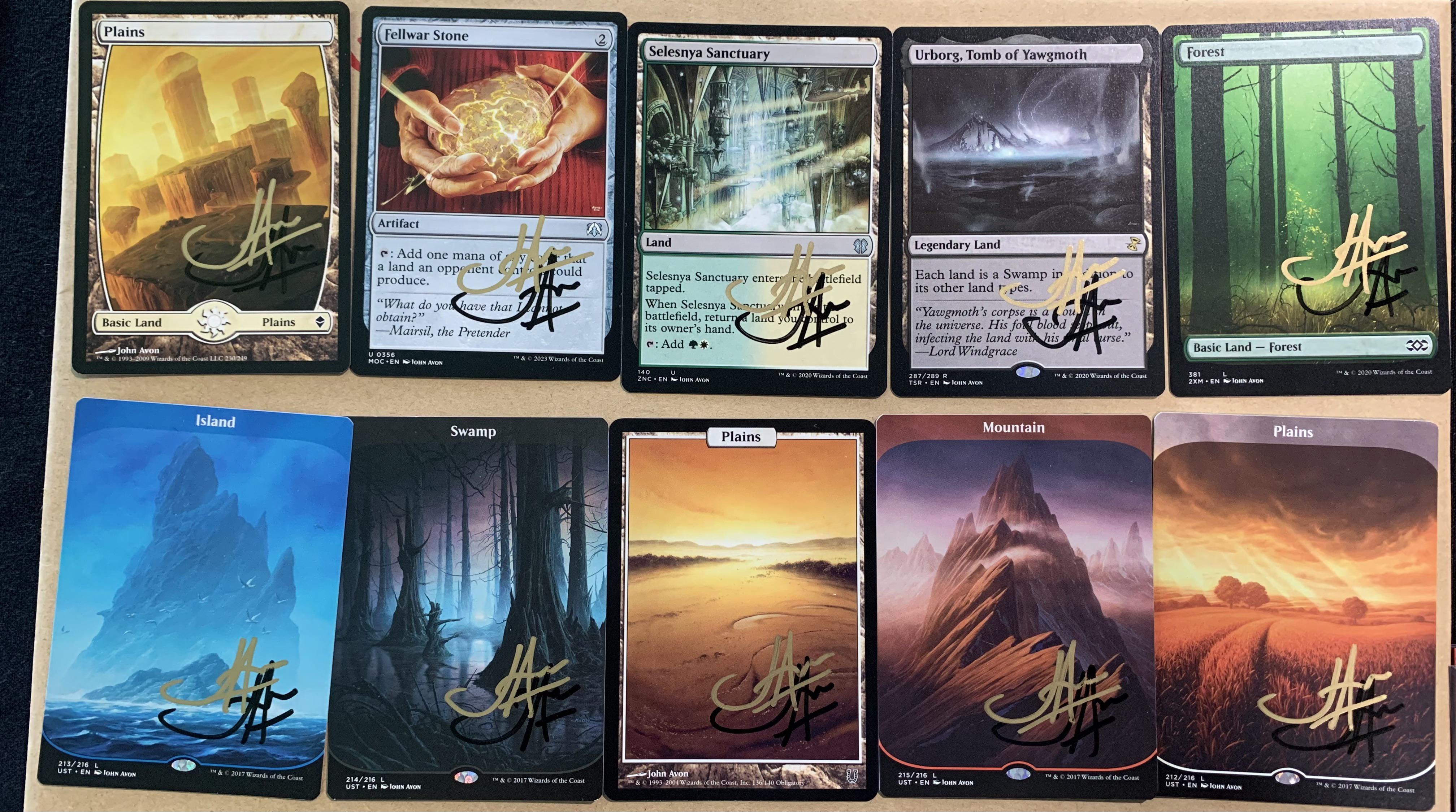Met John Avon at Commandfest last weekend, got some cards signed