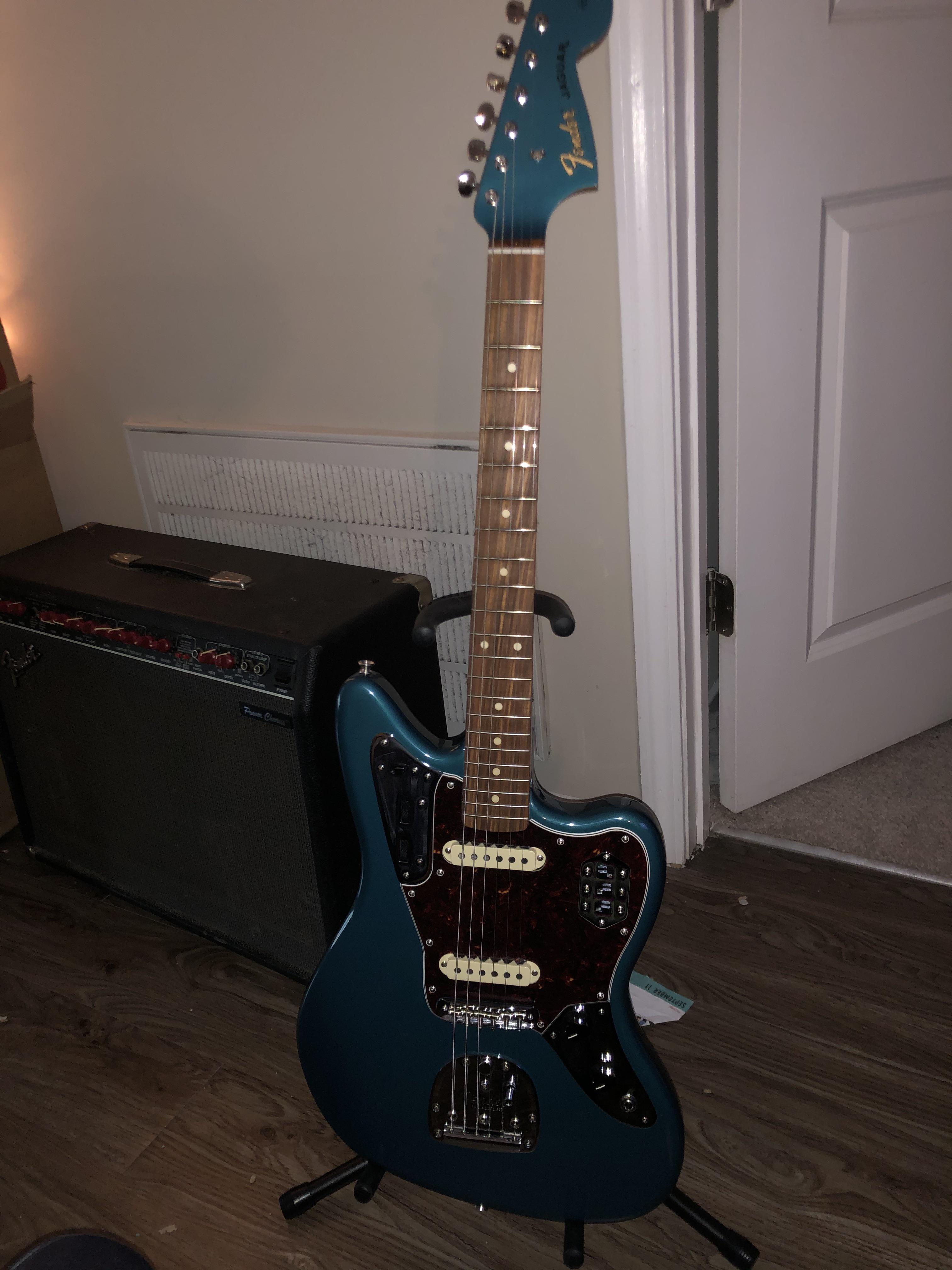 NGD Fender Vintera Jaguar in Ocean Turquoise : r/fender
