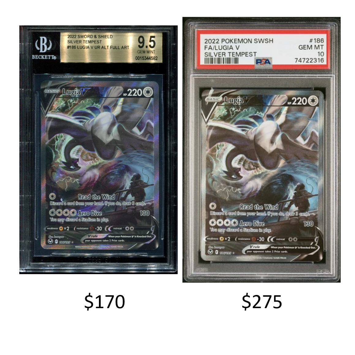What is the smarter choice: $170 for a BGS 9.5 or $275 for a PSA