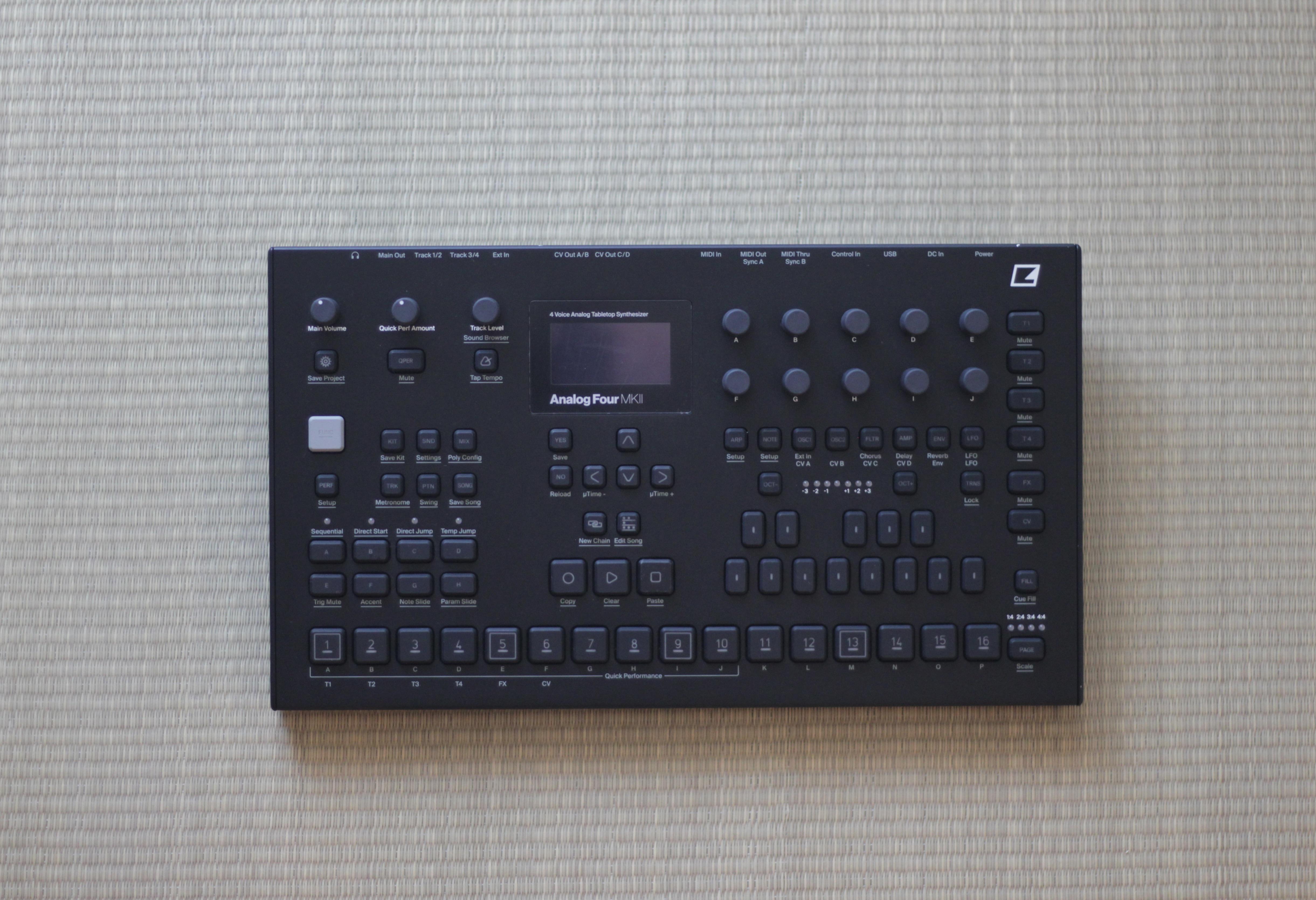 New synth day. Analog four rules! : r/Elektron