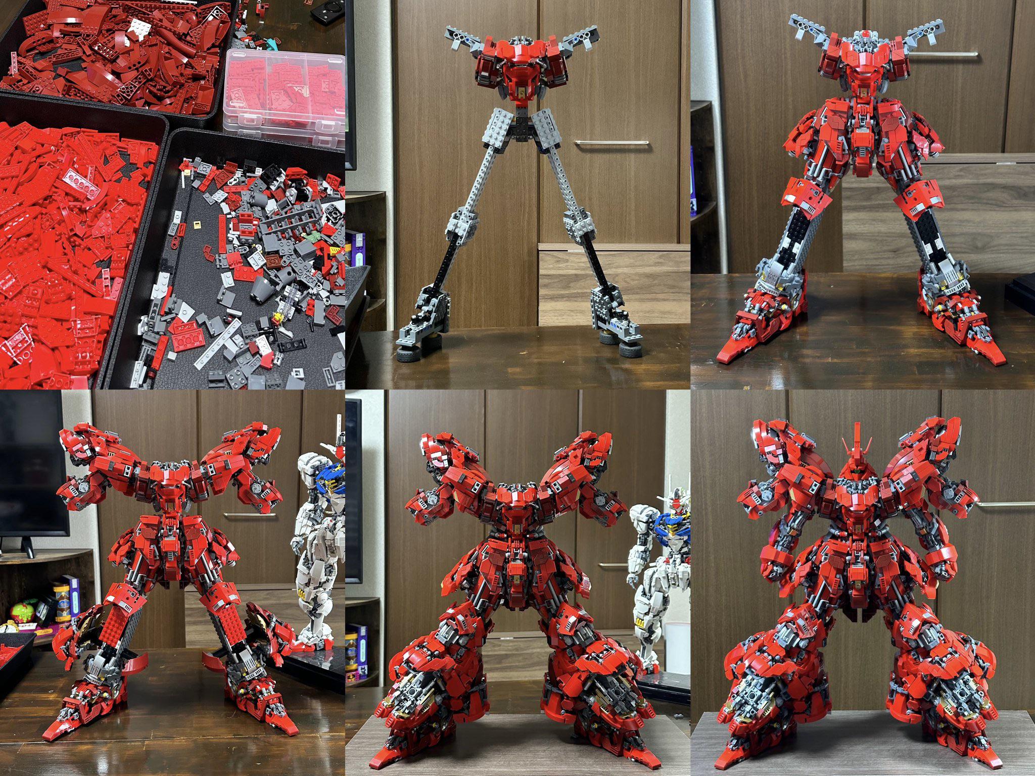 seirei526によるレゴガンダムの組み立て過程 : r/lego