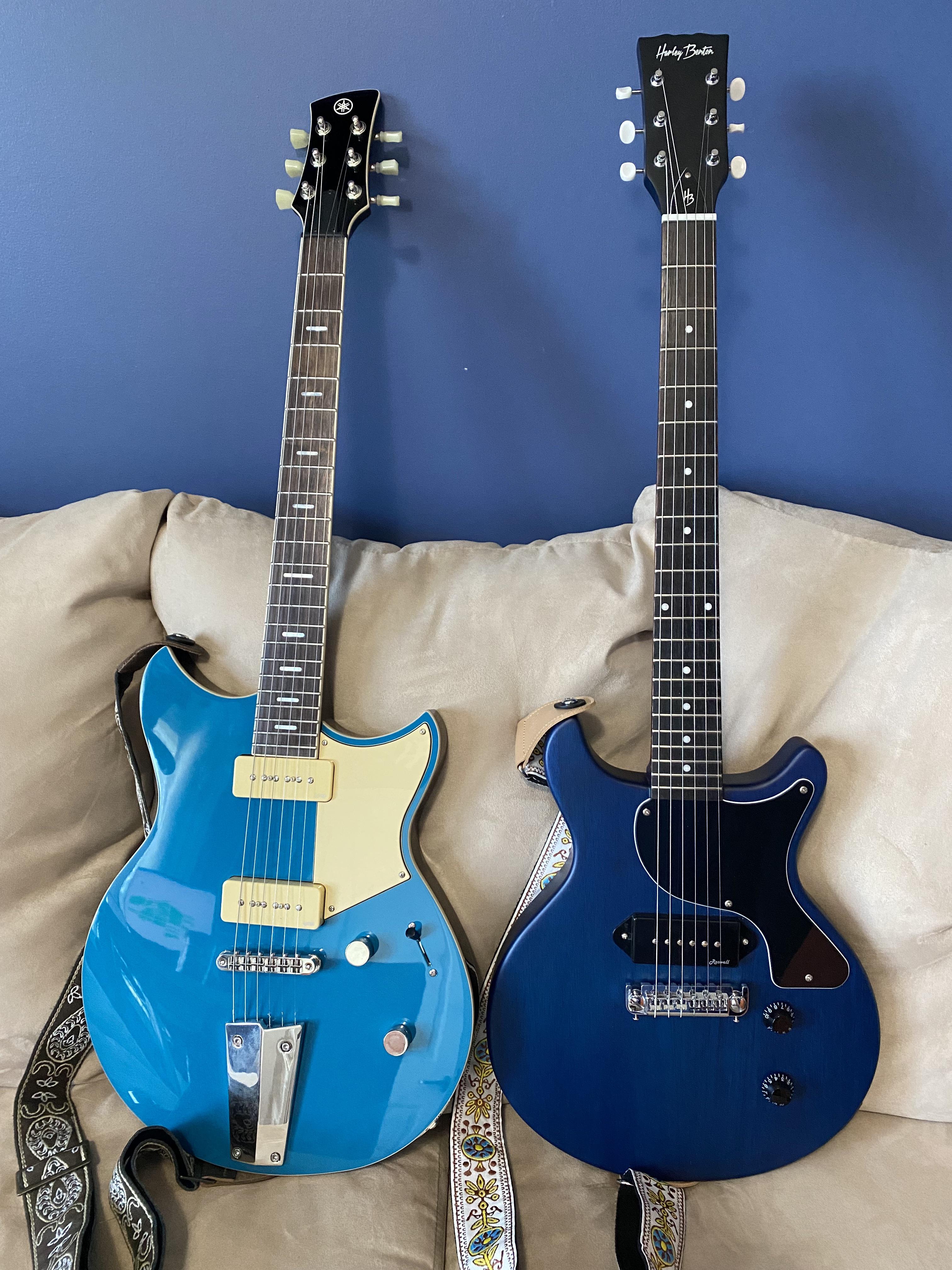 P90 NGD x2 - Yamaha Revstar RSS02T スウィフトブルー & Harley