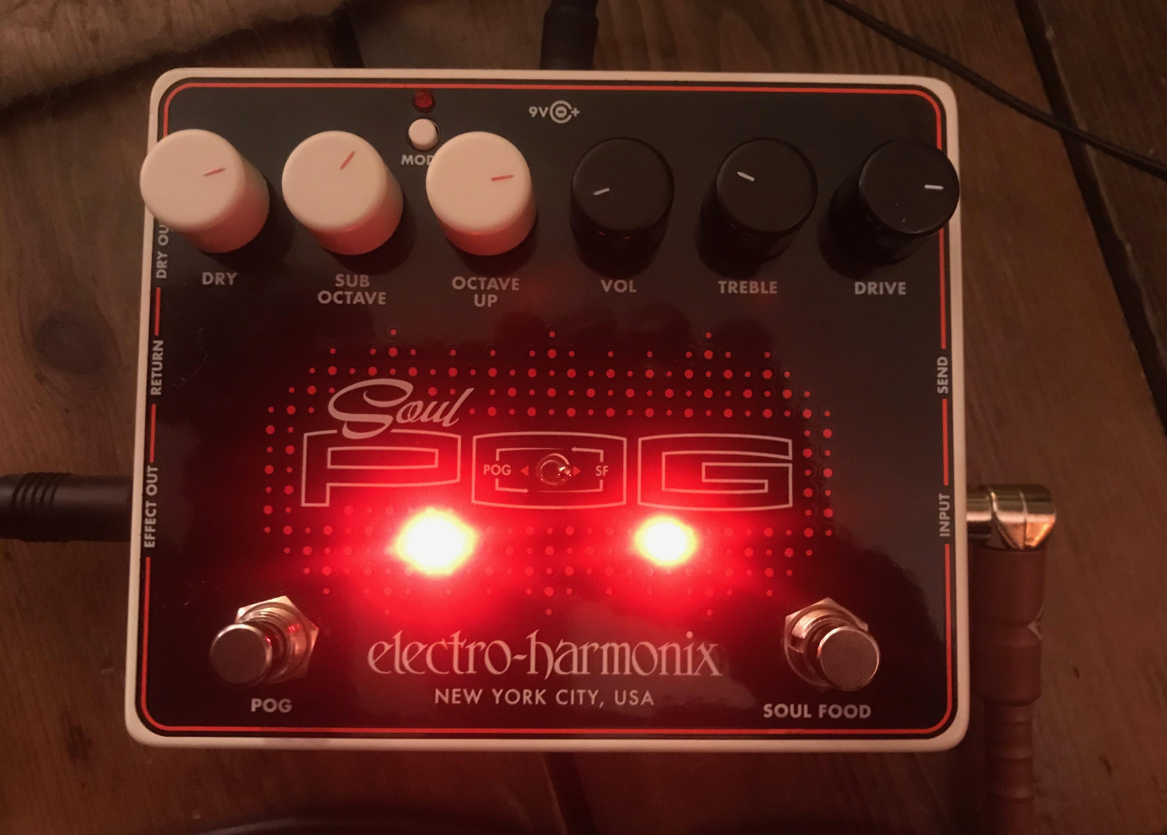 NPD] EHX Soul POG - pointless but I kind of like it : r/guitarpedals