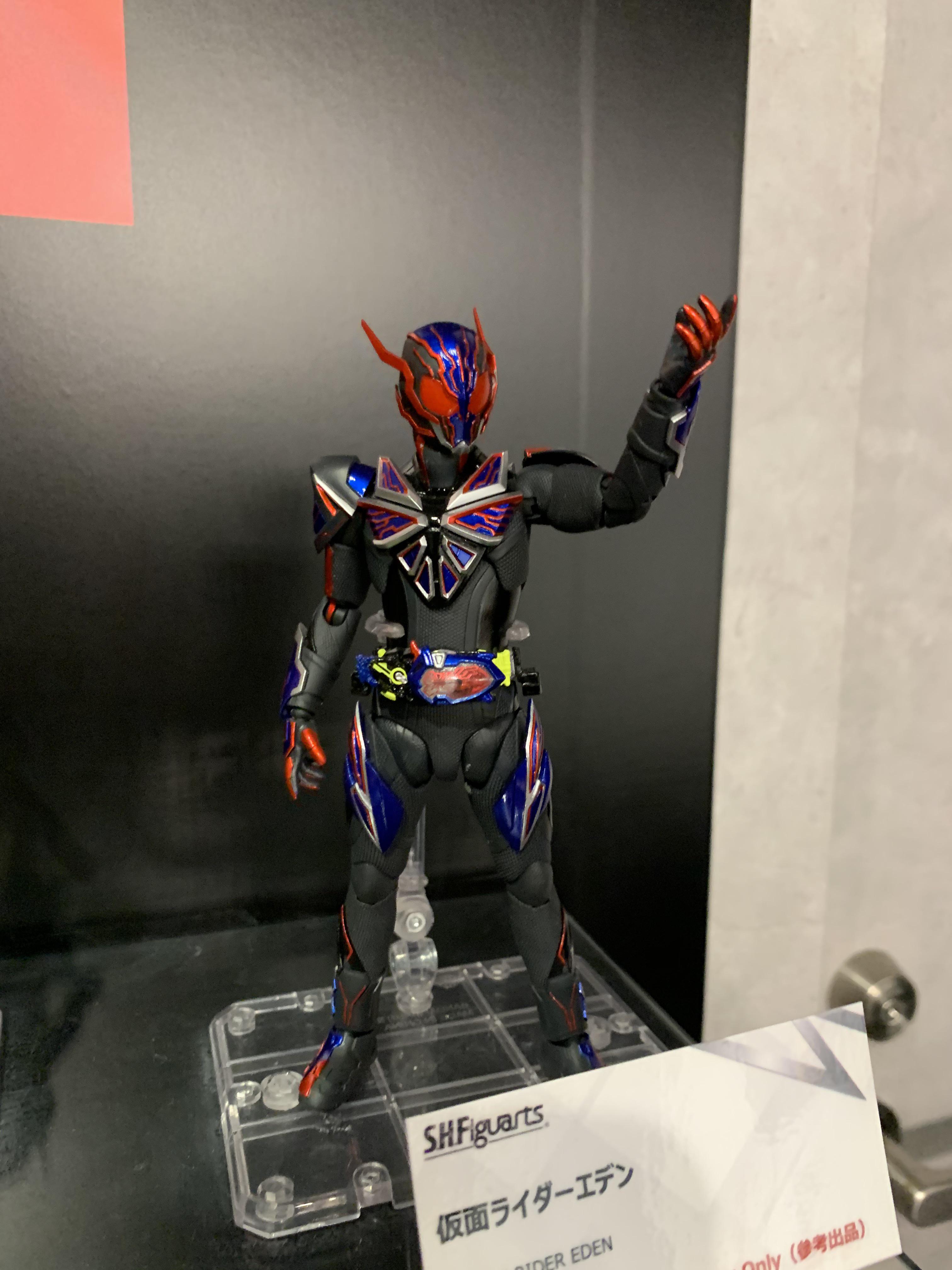 S.H figurarts of Kamen Rider Eden at the Tamashii show room in