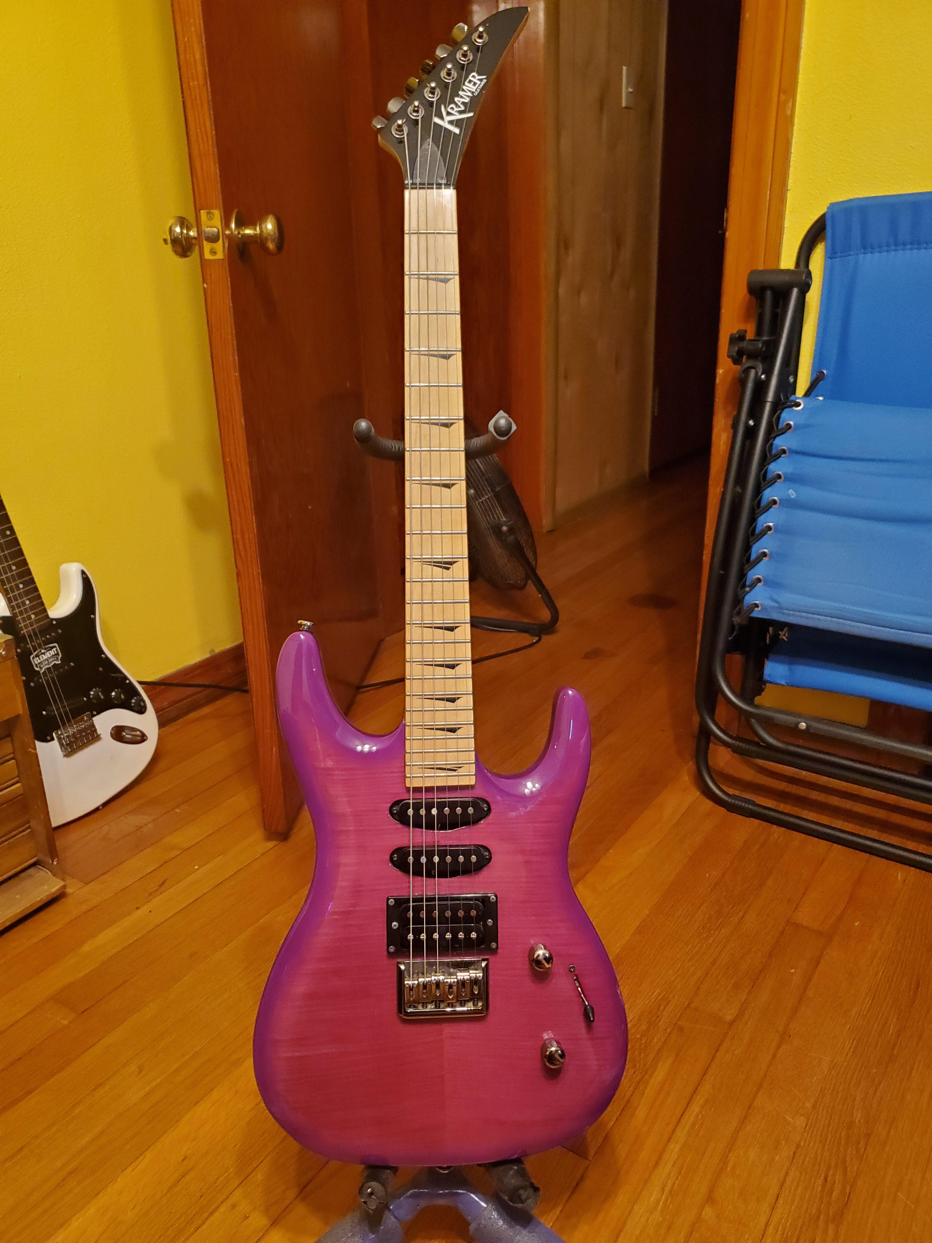 NGD Kramer Striker 211 Trans Purple hardtail : r/guitarporn