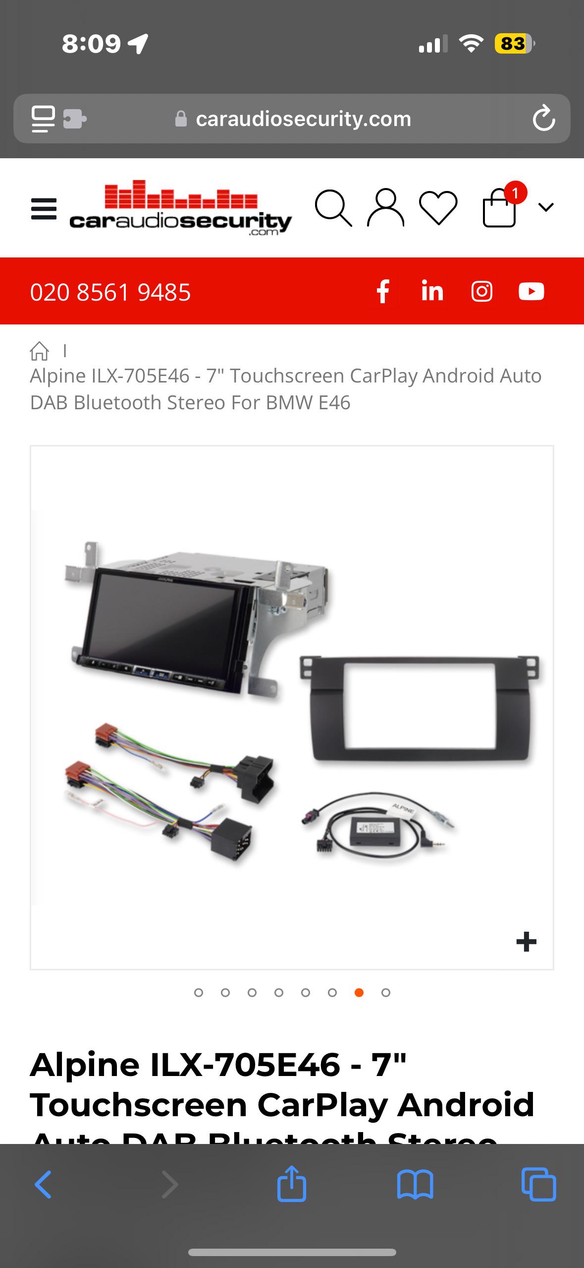 Alpine ILX-705E46 : r/e46