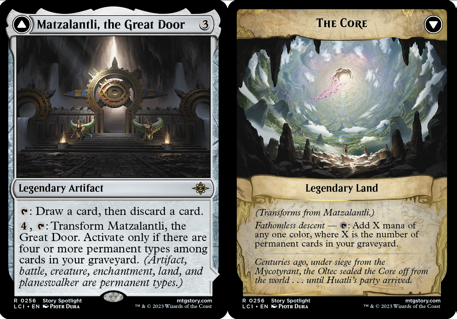 LCI] Matzalantli, the Great Door // The Core (DailyMTG/Mothership