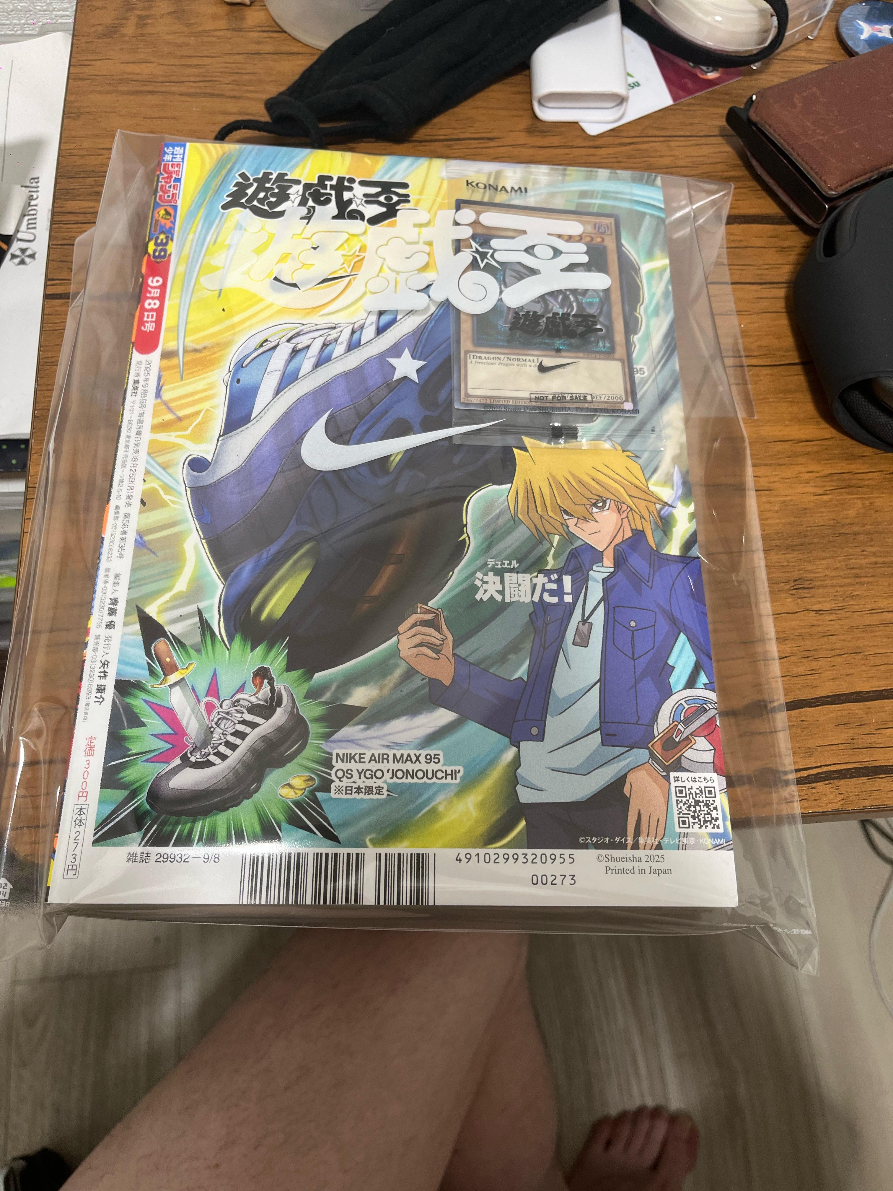 それで、レッドアイズブラックドラゴン Nike のプロモって雑誌に付いて