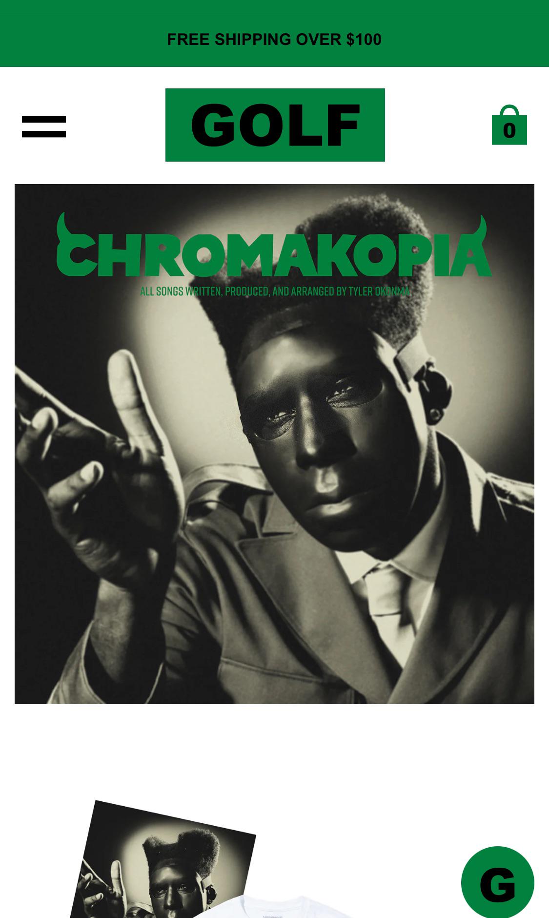 GolfwangってなんでCHROMAKOPIAのグッズしかないの？ : r/tylerthecreator