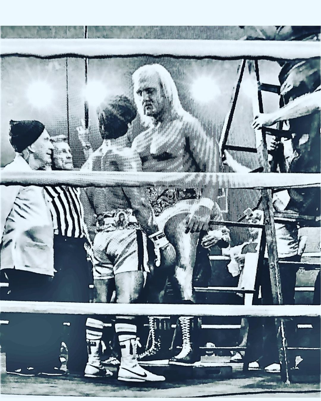 1980年代のロッキー3、シルベスター・スタローンをハルク・ホーガンと