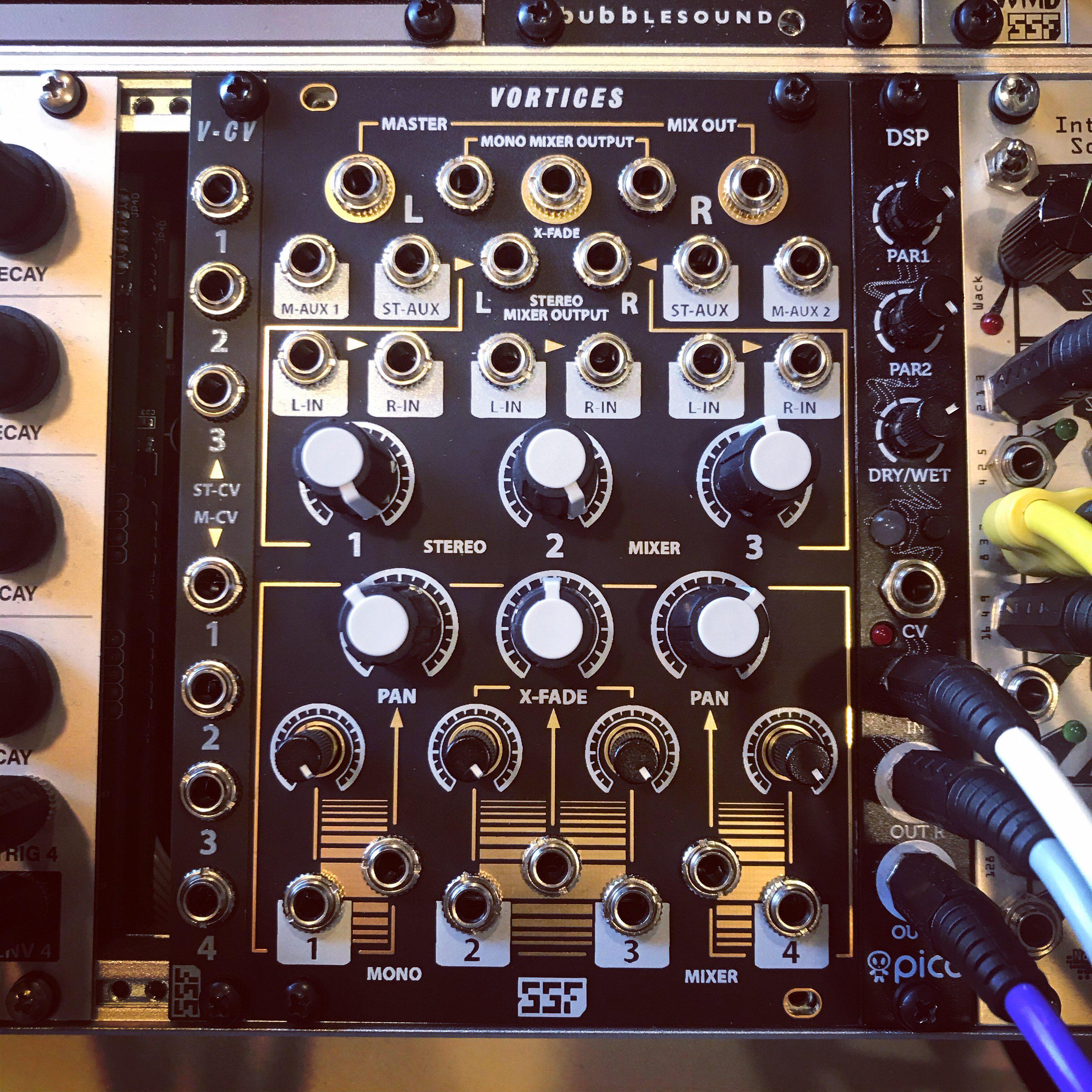 Steady State Fate Vortices - Mono + Stereo Mixer w/ Tape Sim - MOD