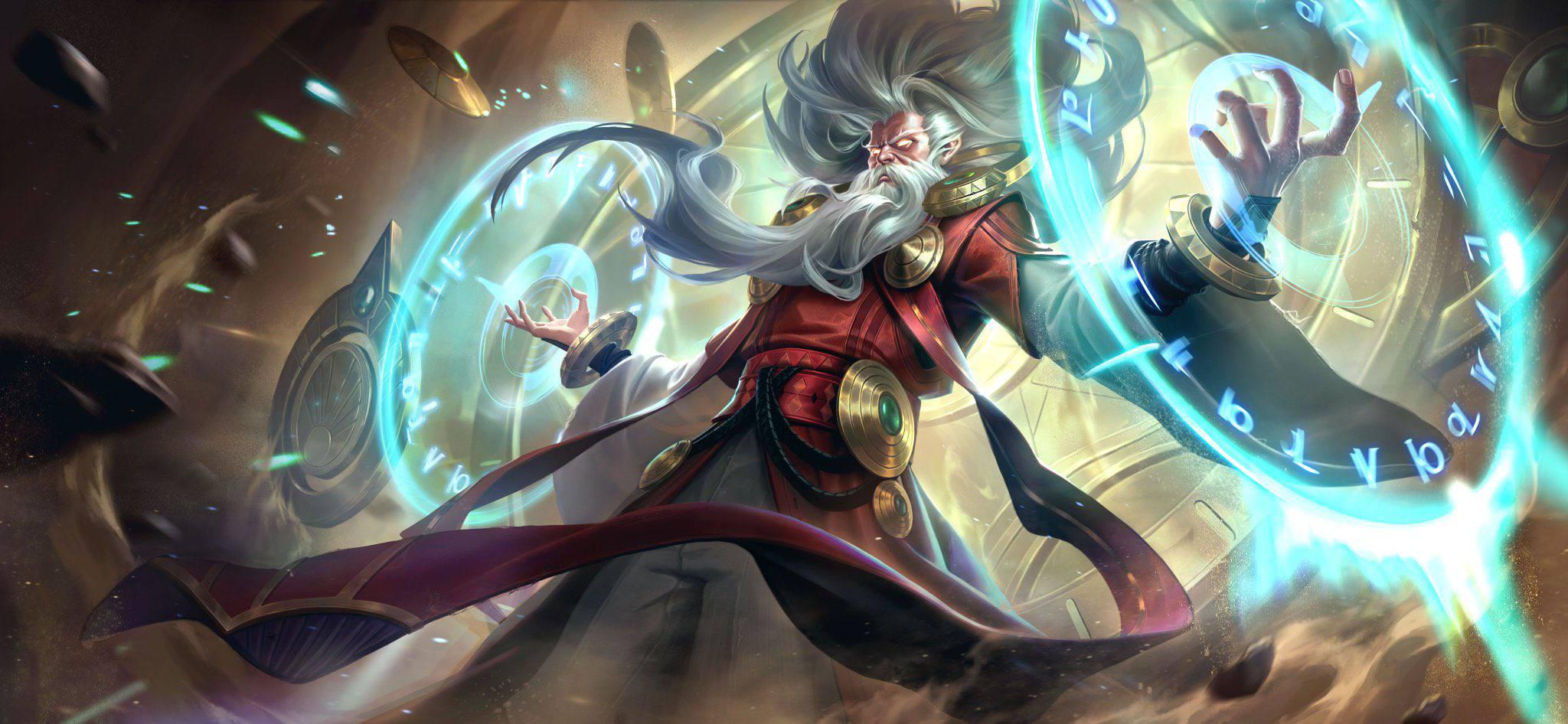 Zilean's Splash Art on WR : r/ZileanMains